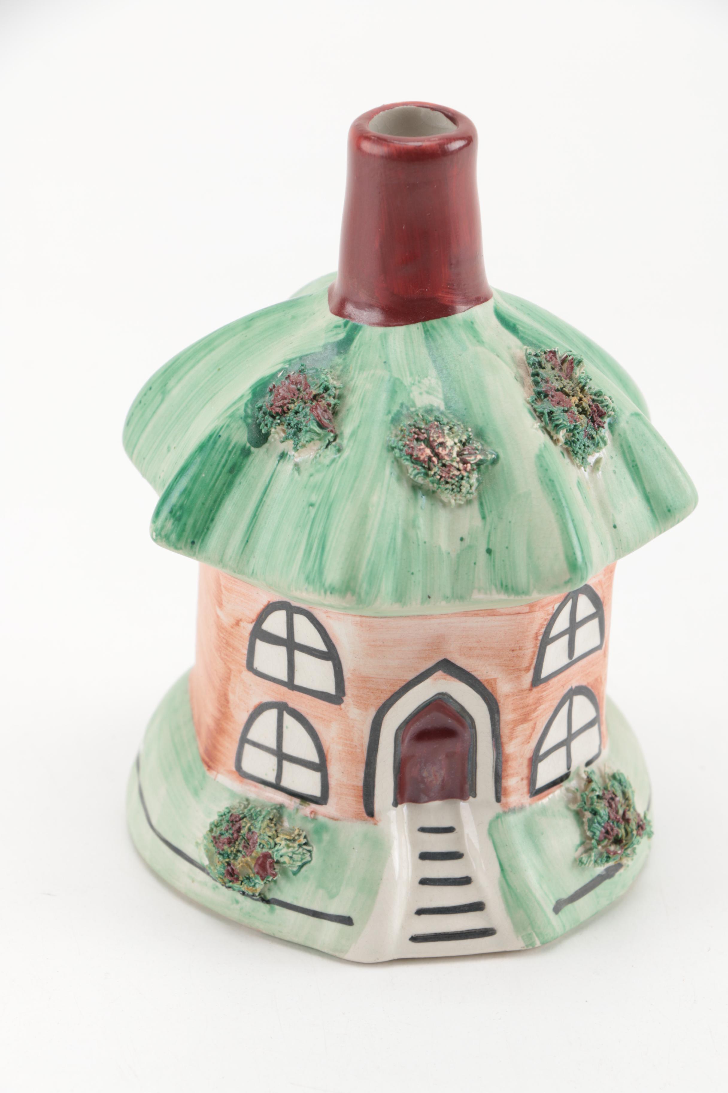 Collection of Ceramic House Figurines EBTH