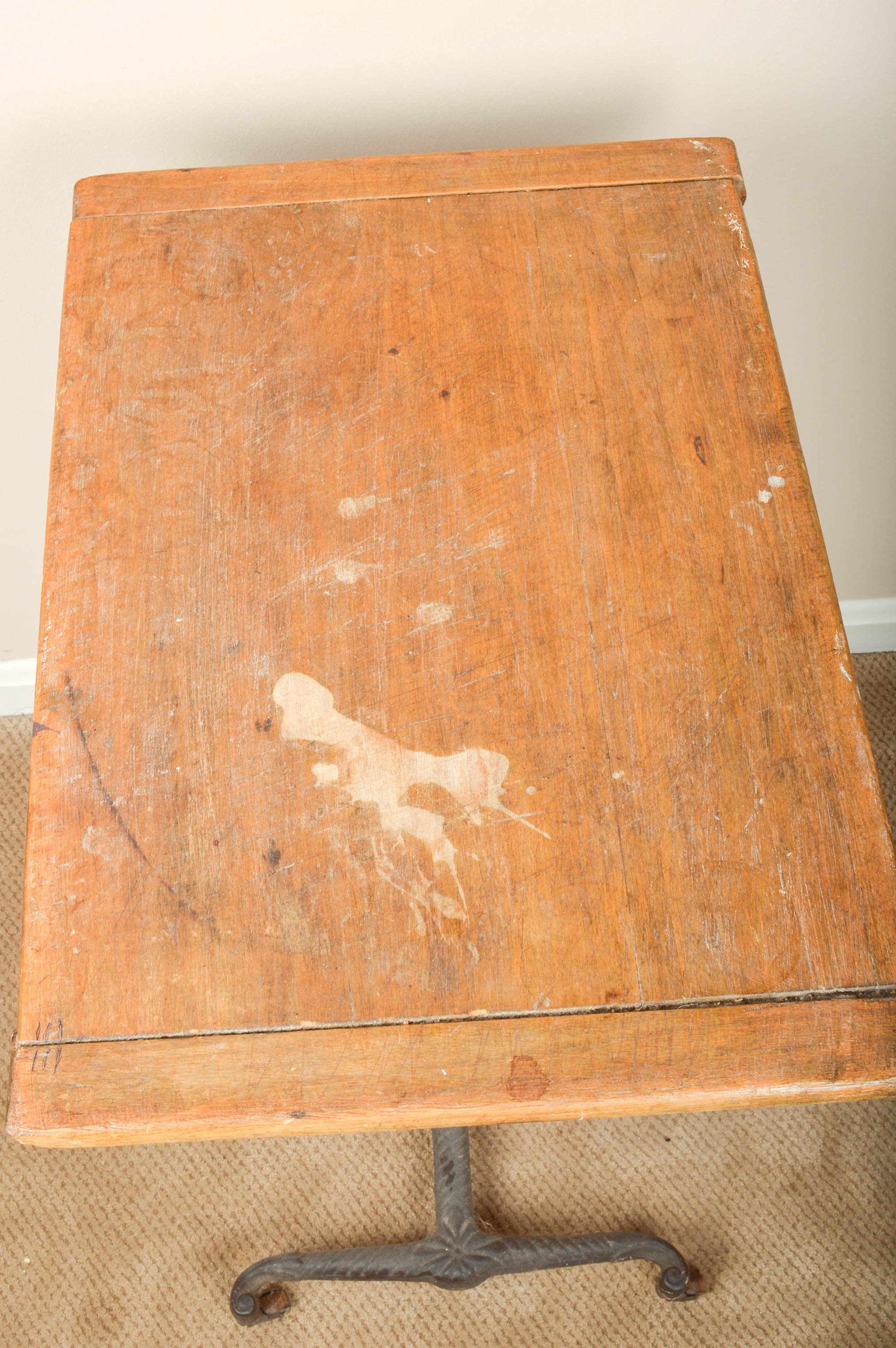 Victorian Rolling Hospital Bed Table EBTH