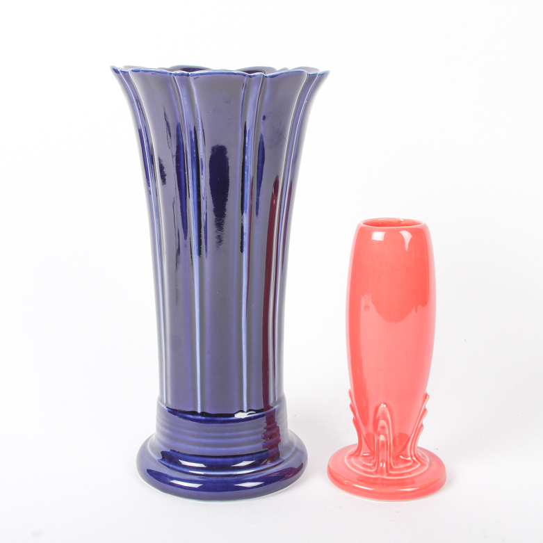 Vintage Fiesta Ware Vases Ebth