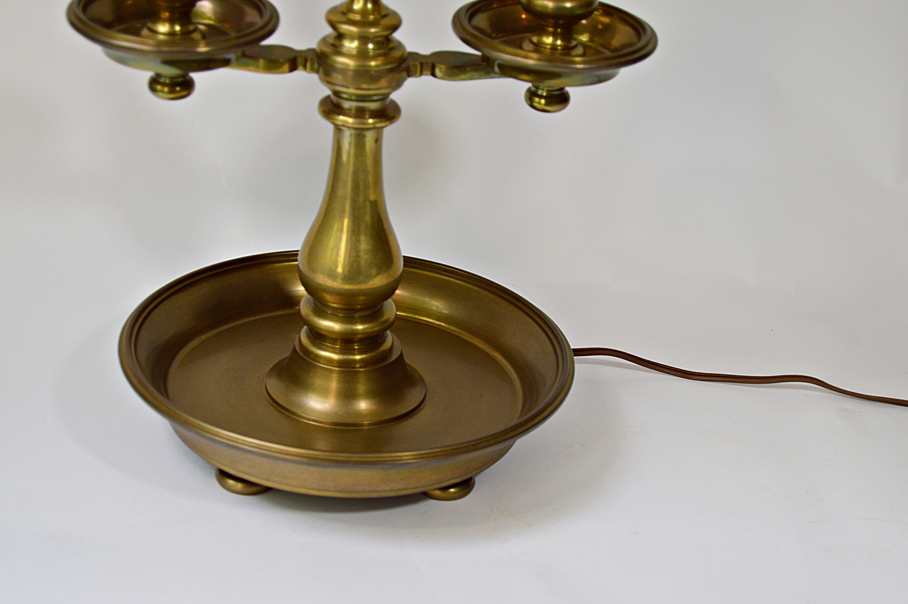 Brass Double Candlestick Lamp | EBTH