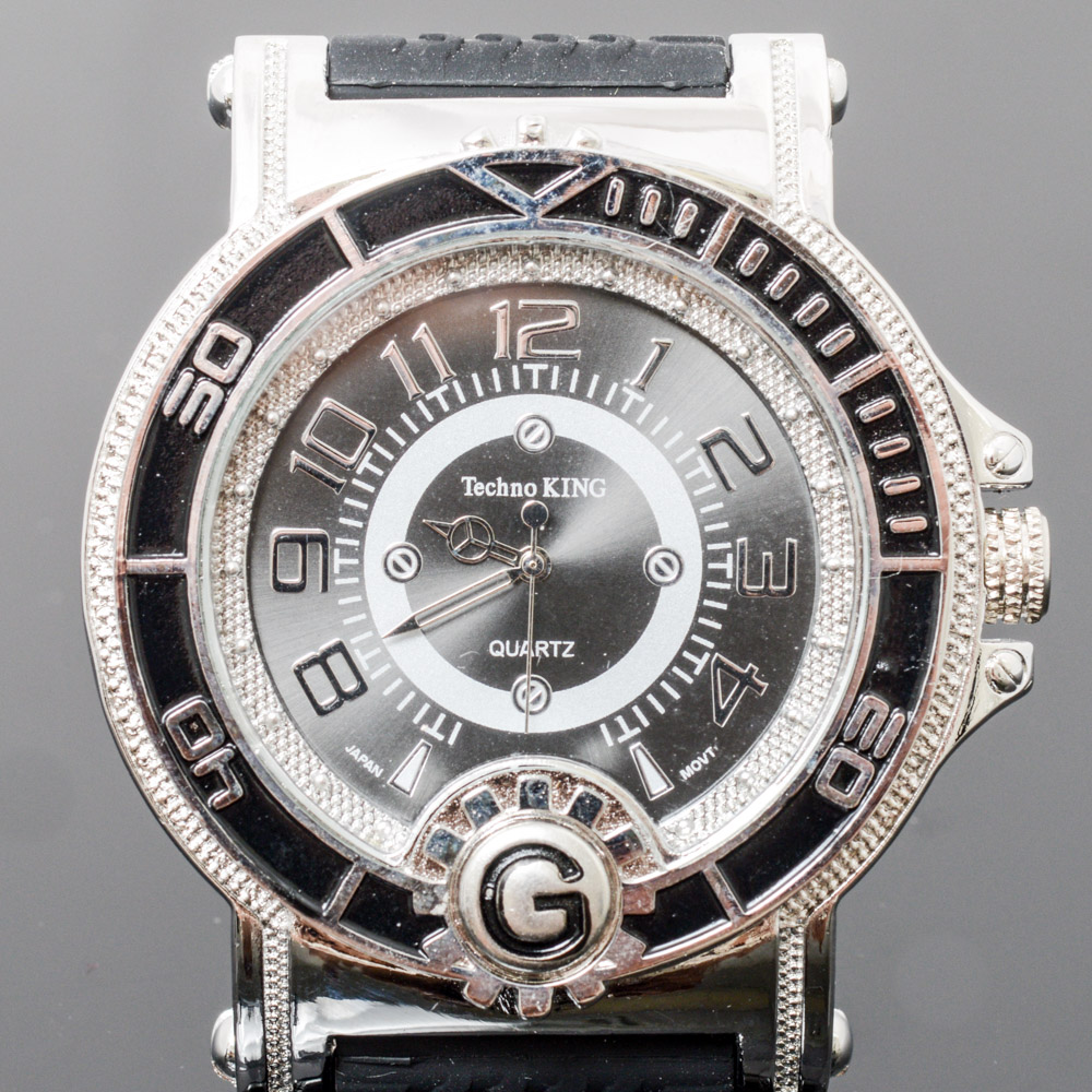 Techno King Quartz Watch Japan Movt Idea Sala De Estar