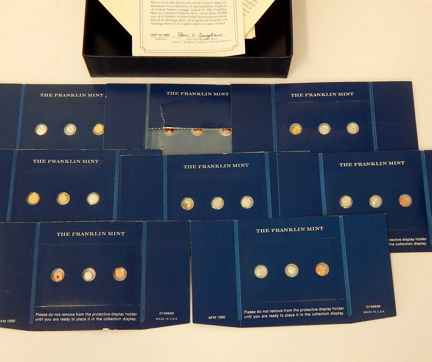 Franklin Mint Miniature Coins of the United States EBTH