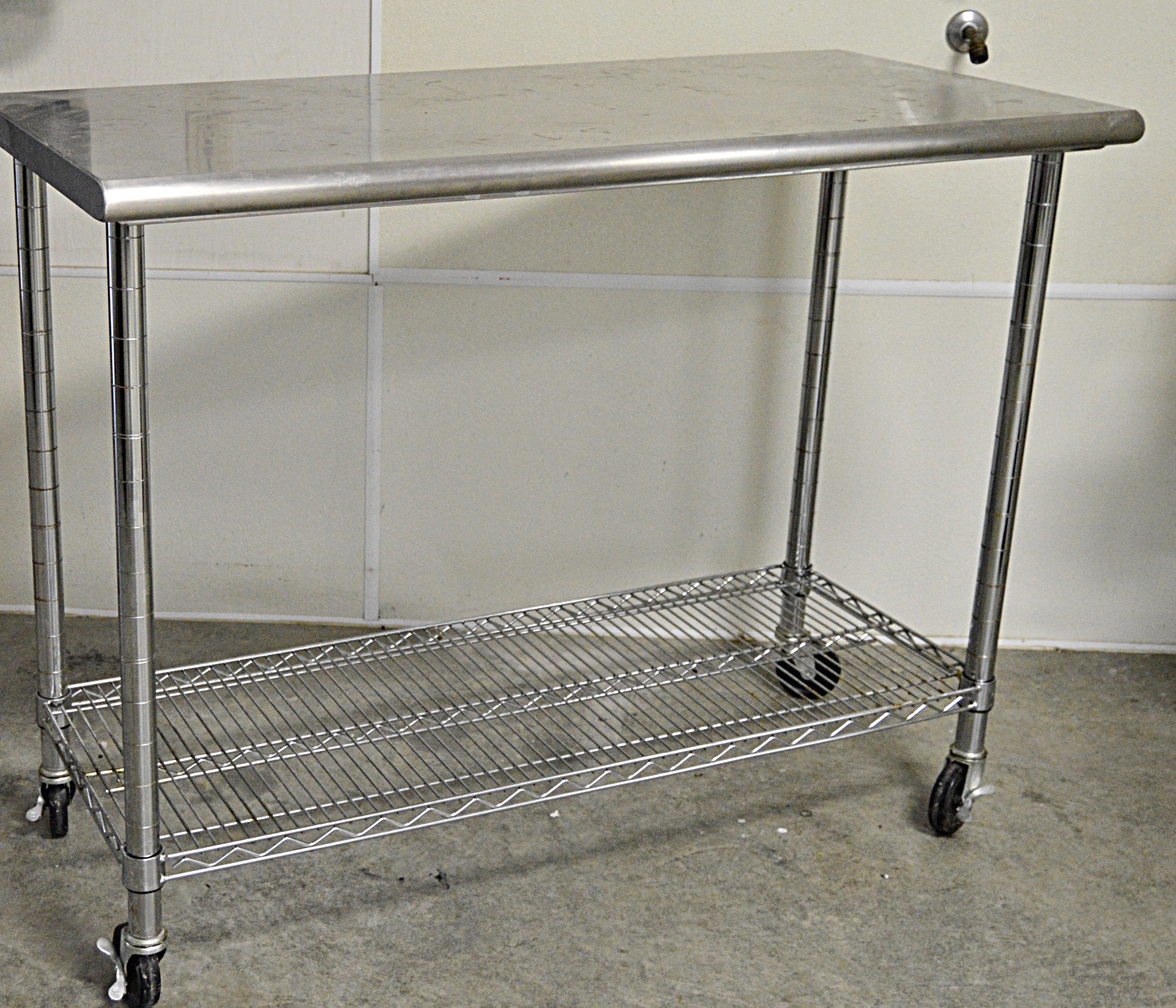 Industrial Stainless Steel Rolling Table EBTH