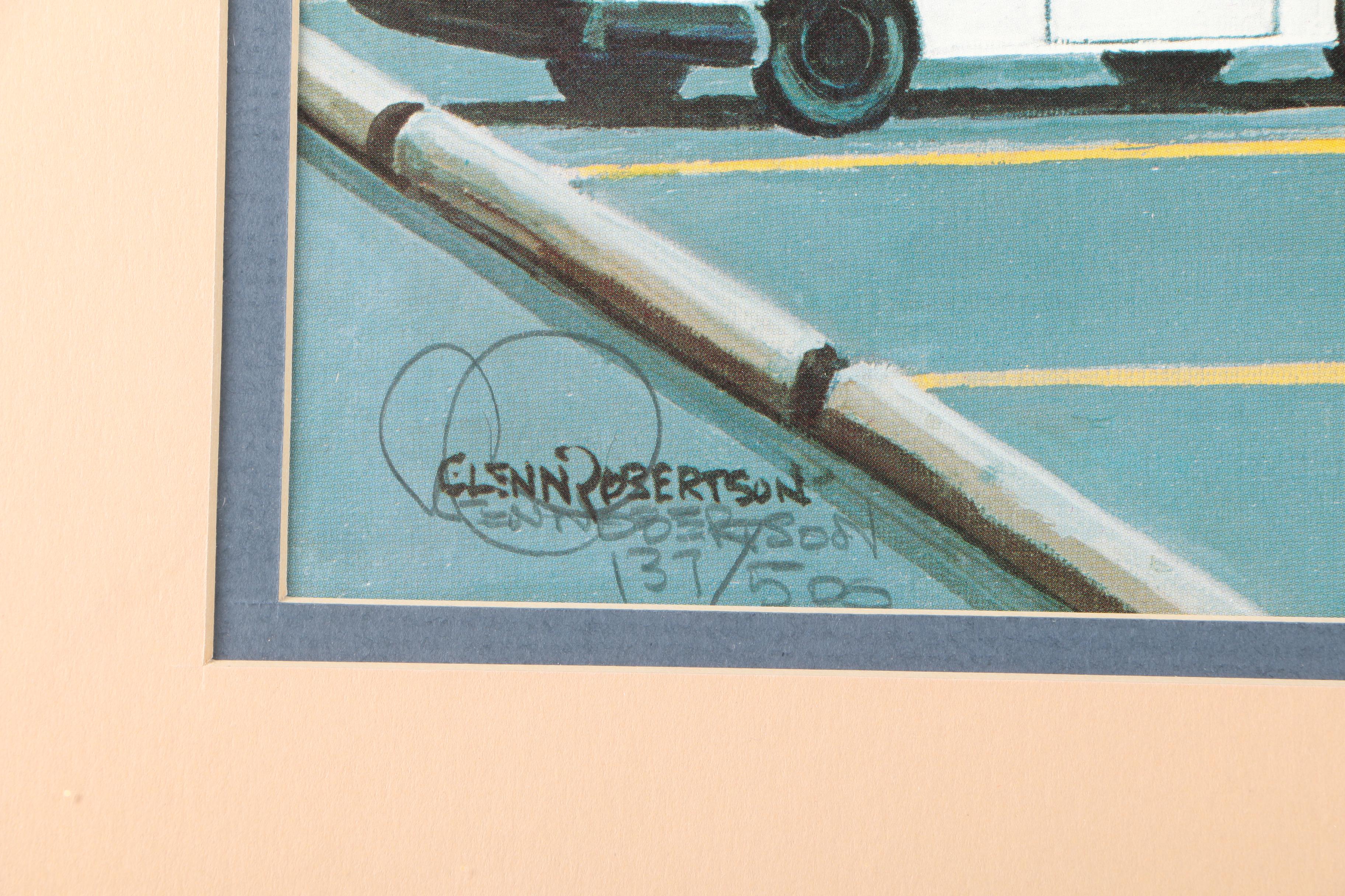 Signed Limited Edition Offset Lithograph After Glenn Robertson's "Logan