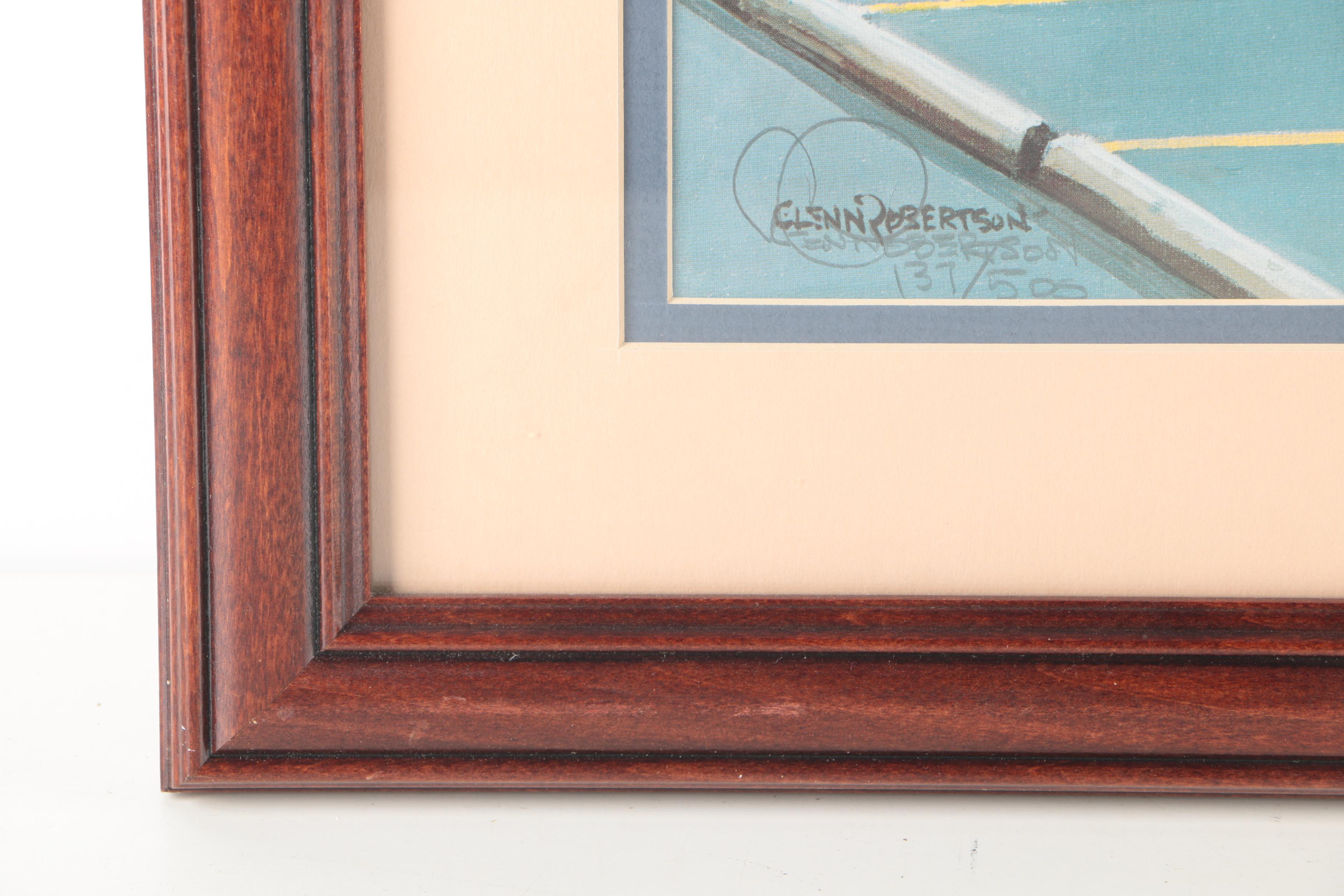 Signed Limited Edition Offset Lithograph After Glenn Robertson's "Logan