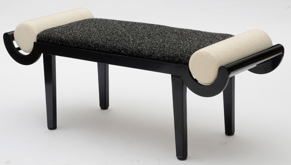 Black Metal Bed Bench EBTH