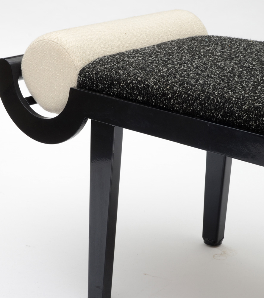 Black Metal Bed Bench EBTH