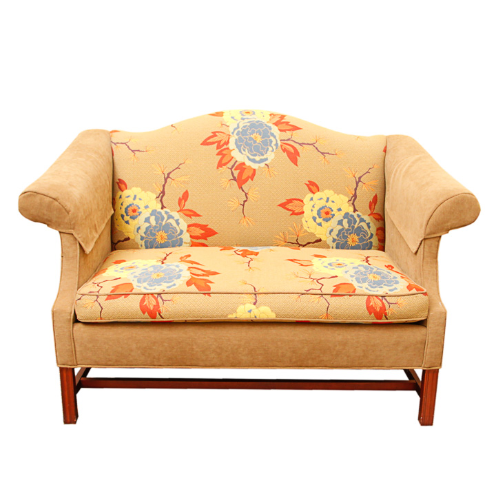 Upholstered Camelback Loveseat by Pennsylvania House EBTH