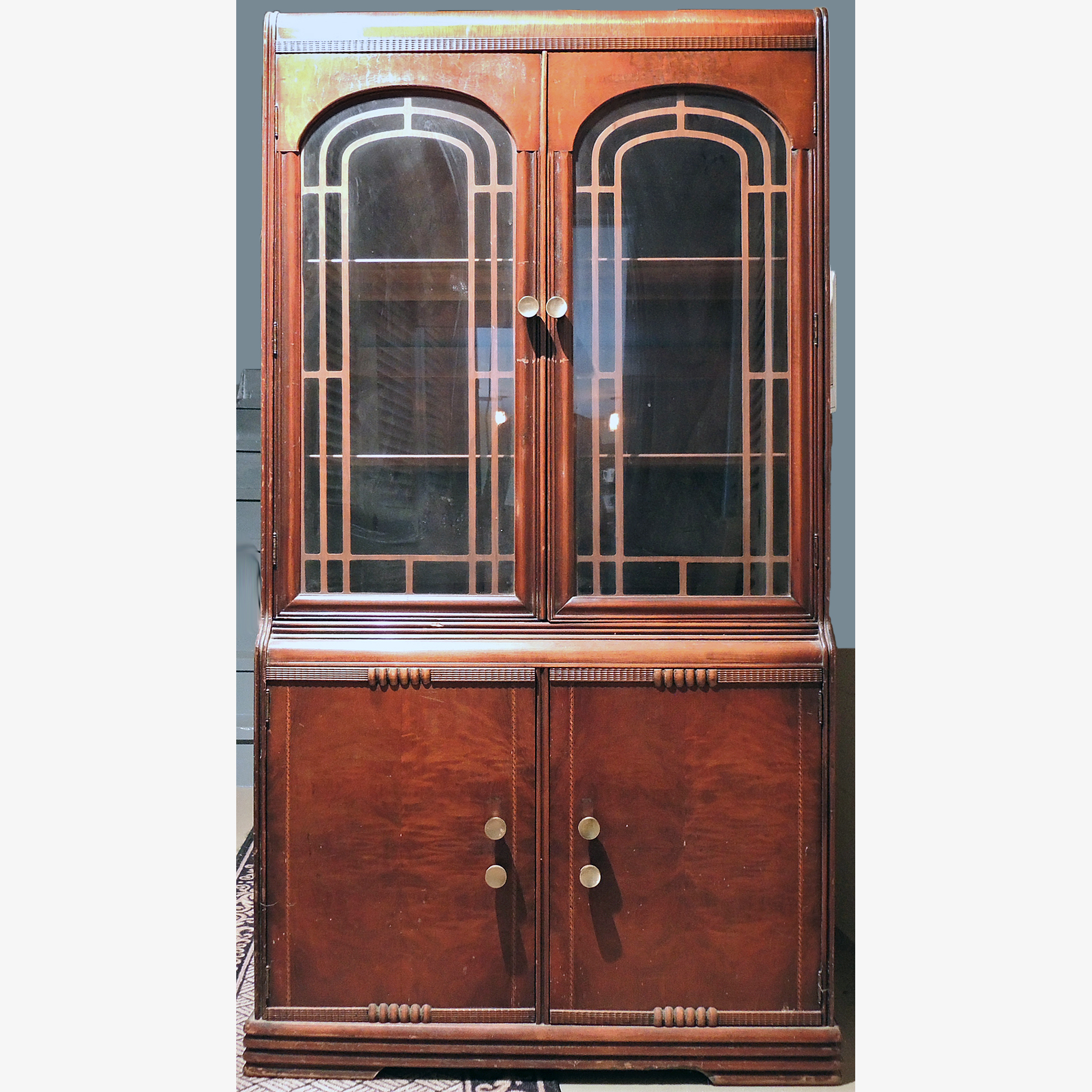 Art Deco Waterfall China in Mahogany EBTH