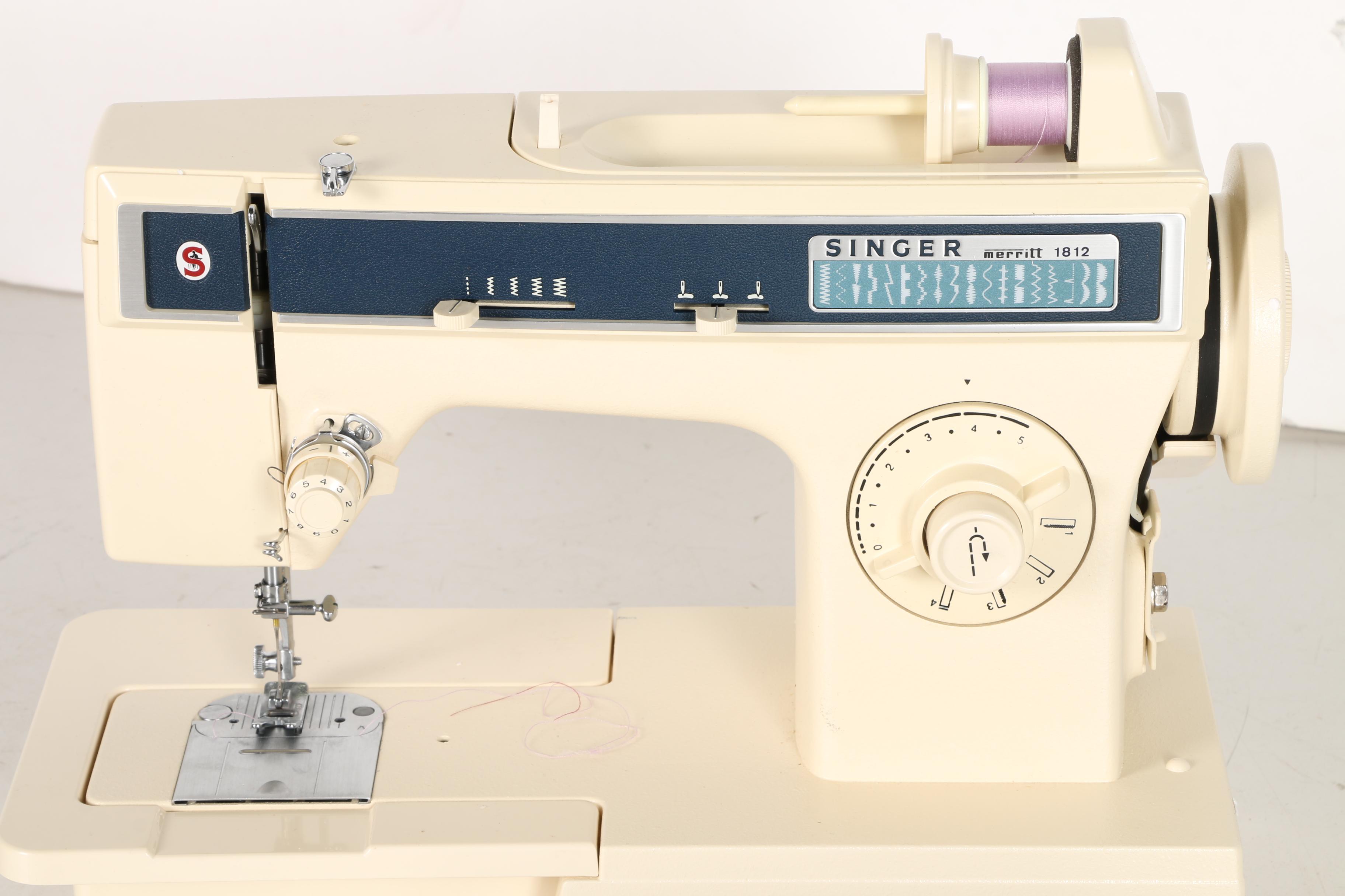 Singer Merritt 1812 Sewing Machine EBTH