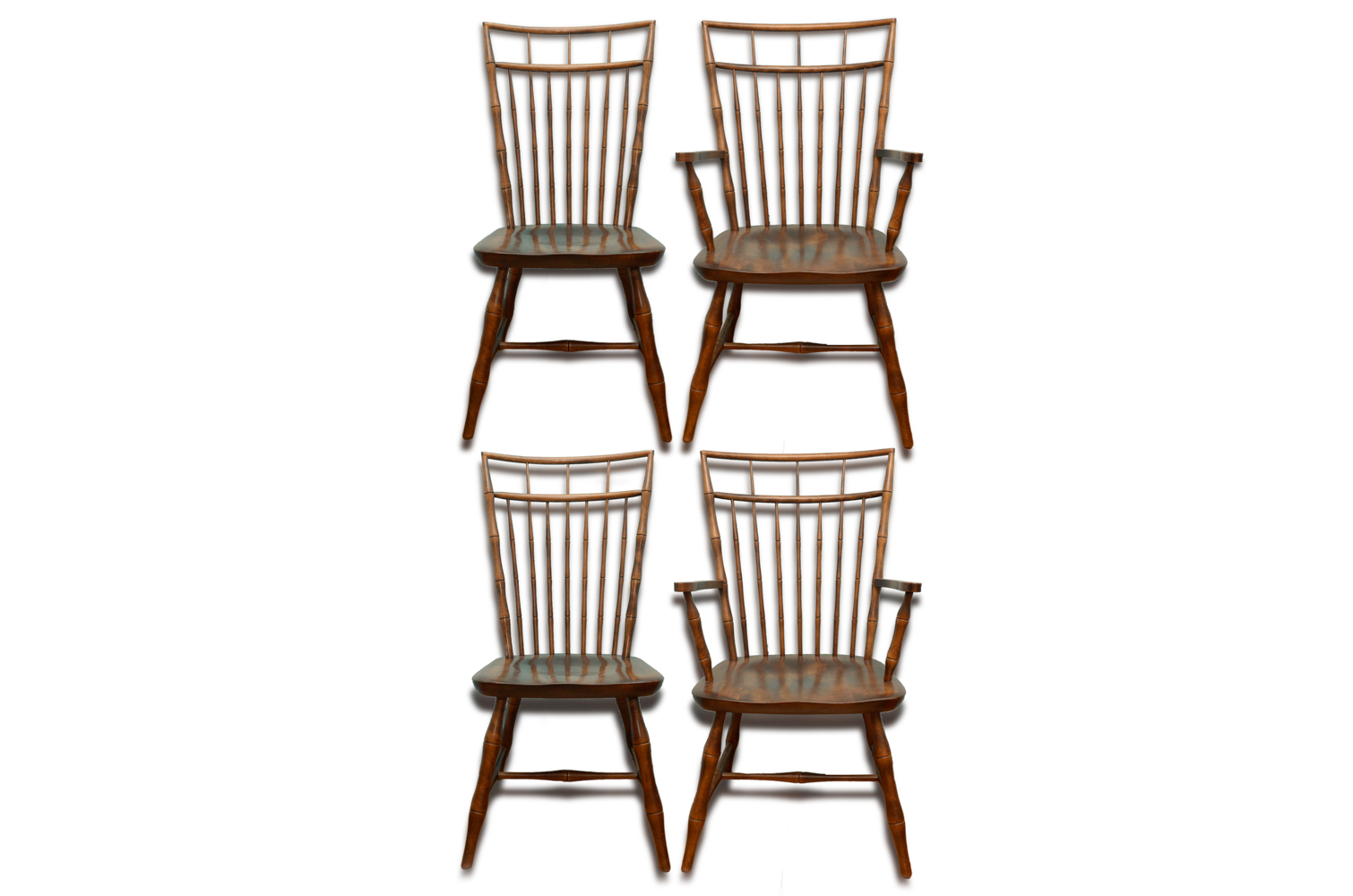 Birdcage Windsor Style Dining Chairs by Nichols & Stone Co. EBTH