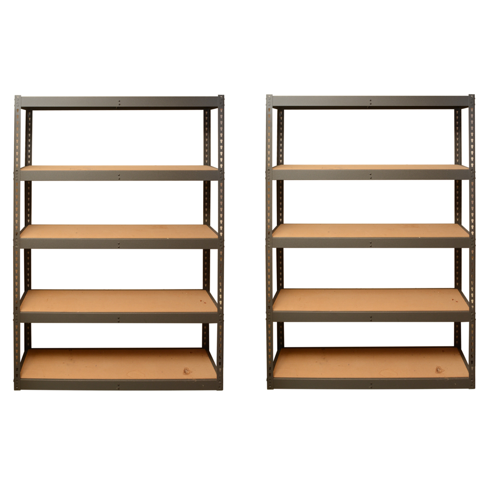 Two Industrial Shelves EBTH