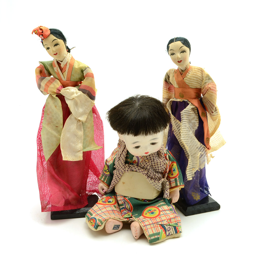 antique korean dolls