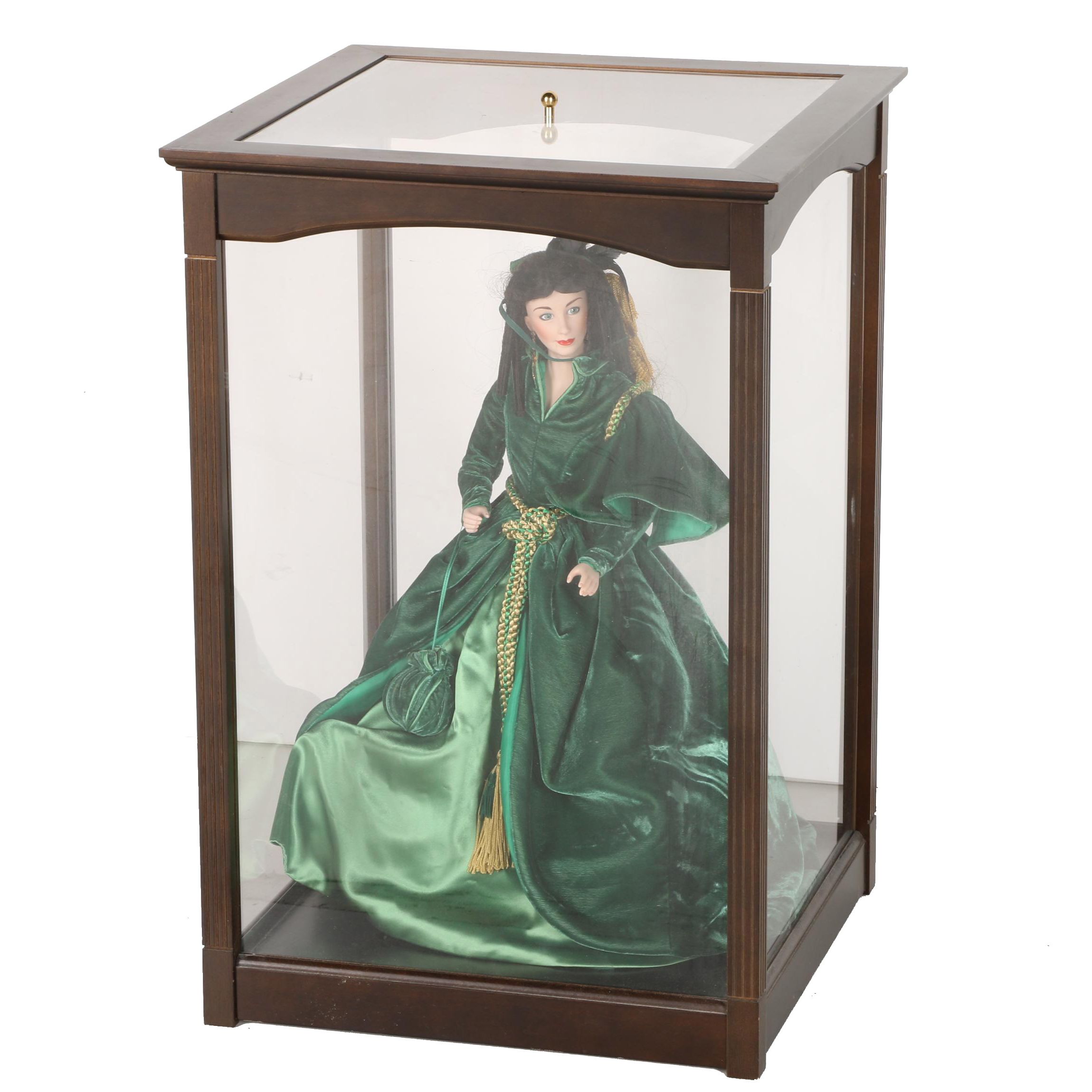 Franklin Heirloom Scarlett O'Hara Porcelain Collector's Doll With