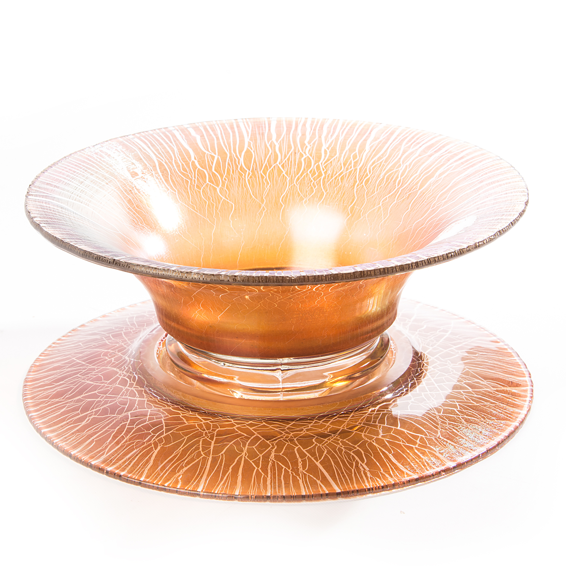 Onion Skin Glass Tableware EBTH