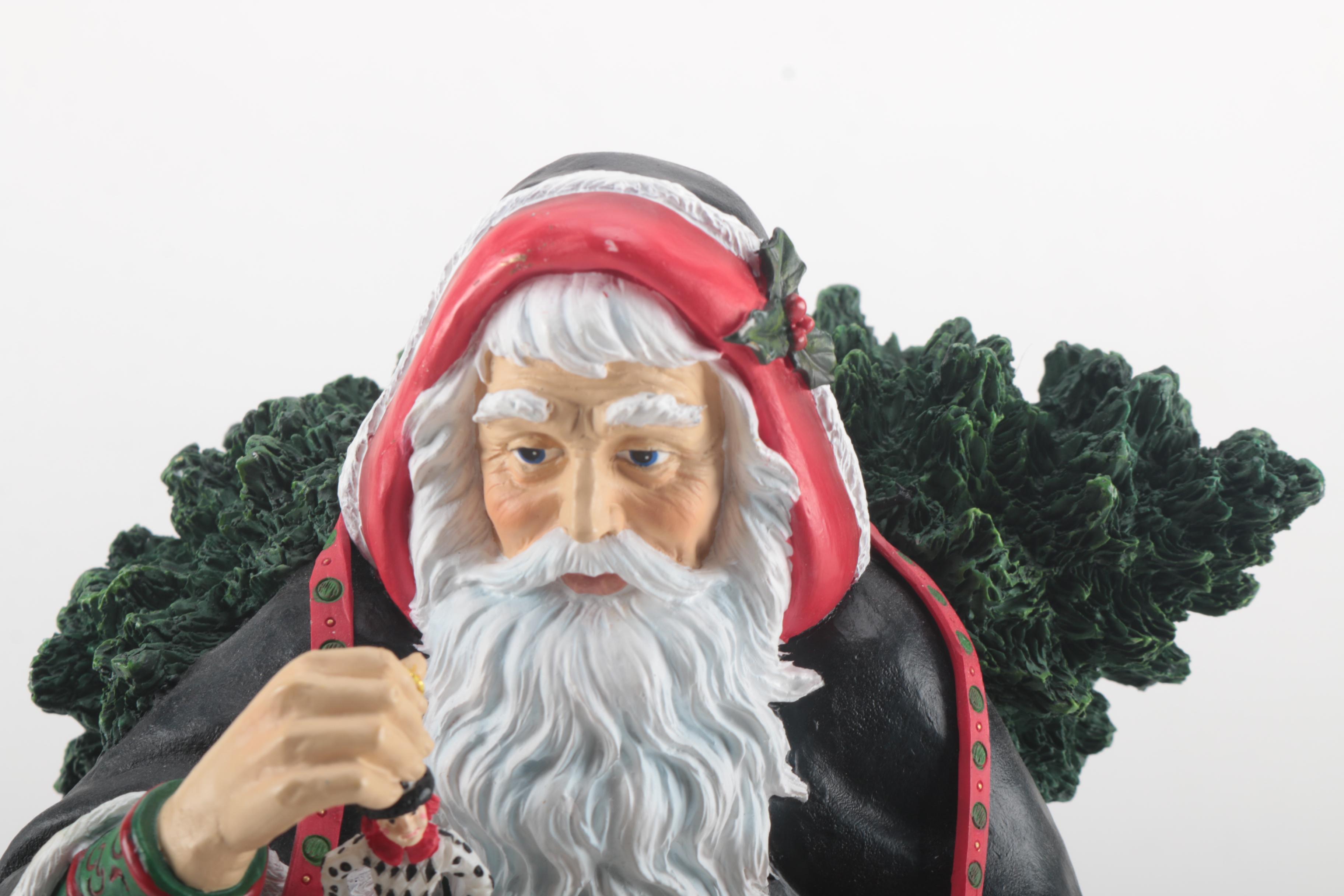 Pipka Santa Figurines Including 1997 "Polish Father Christmas" EBTH