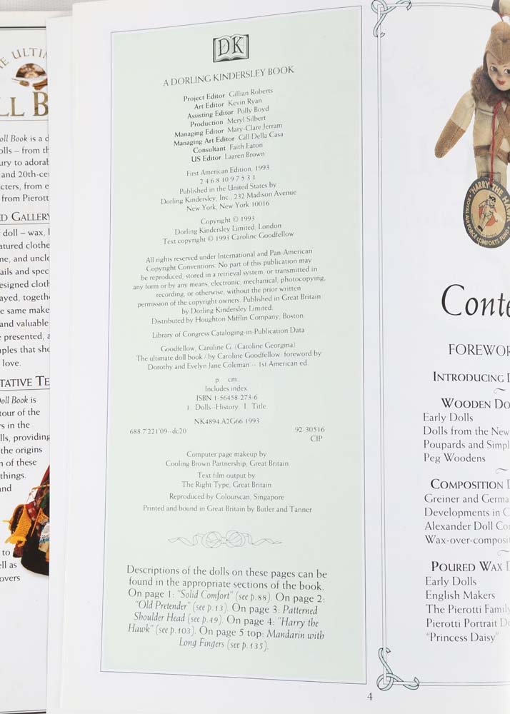 Doll Themed Coffee Table Books EBTH