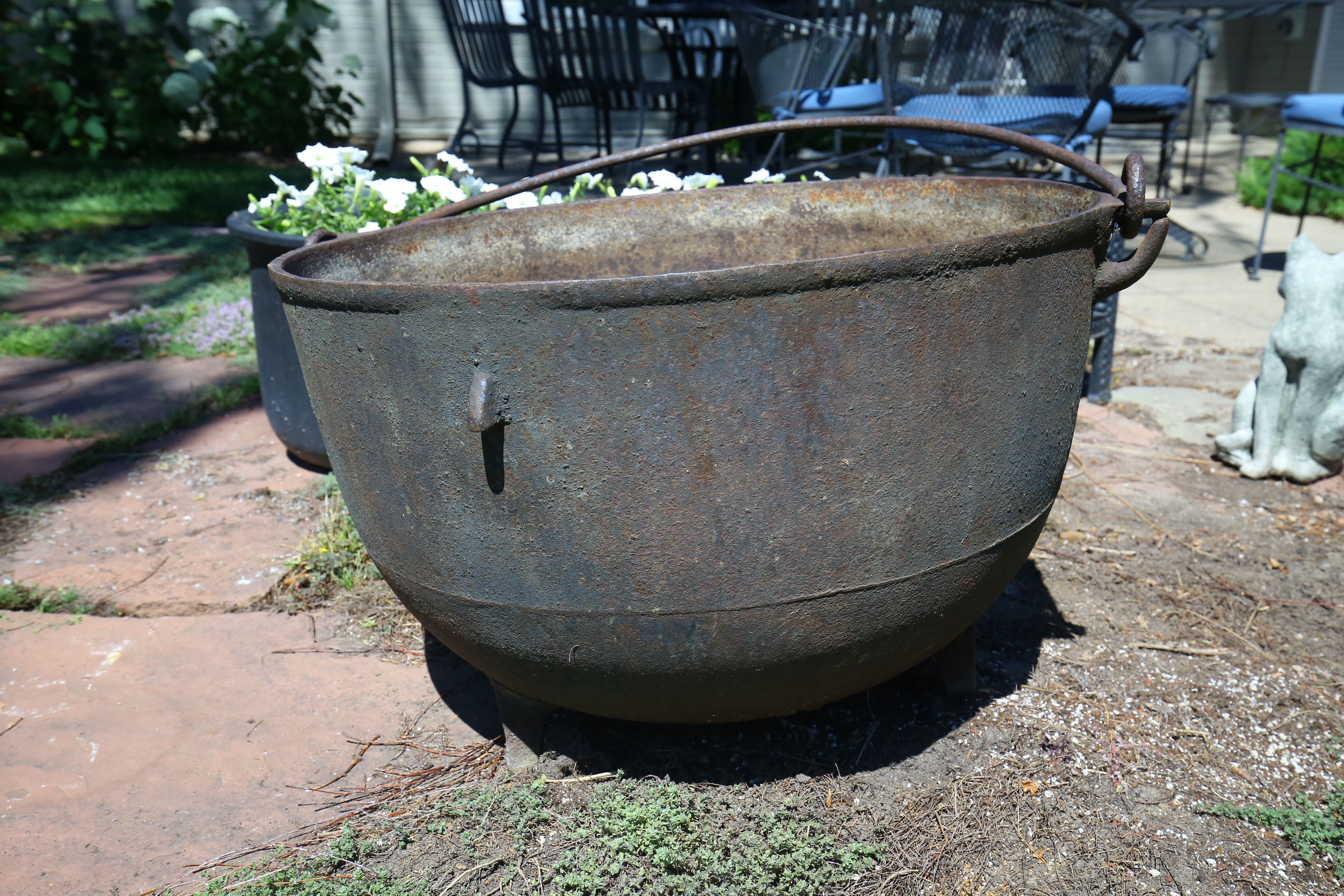 Antique Cast Iron Soap Kettle EBTH
