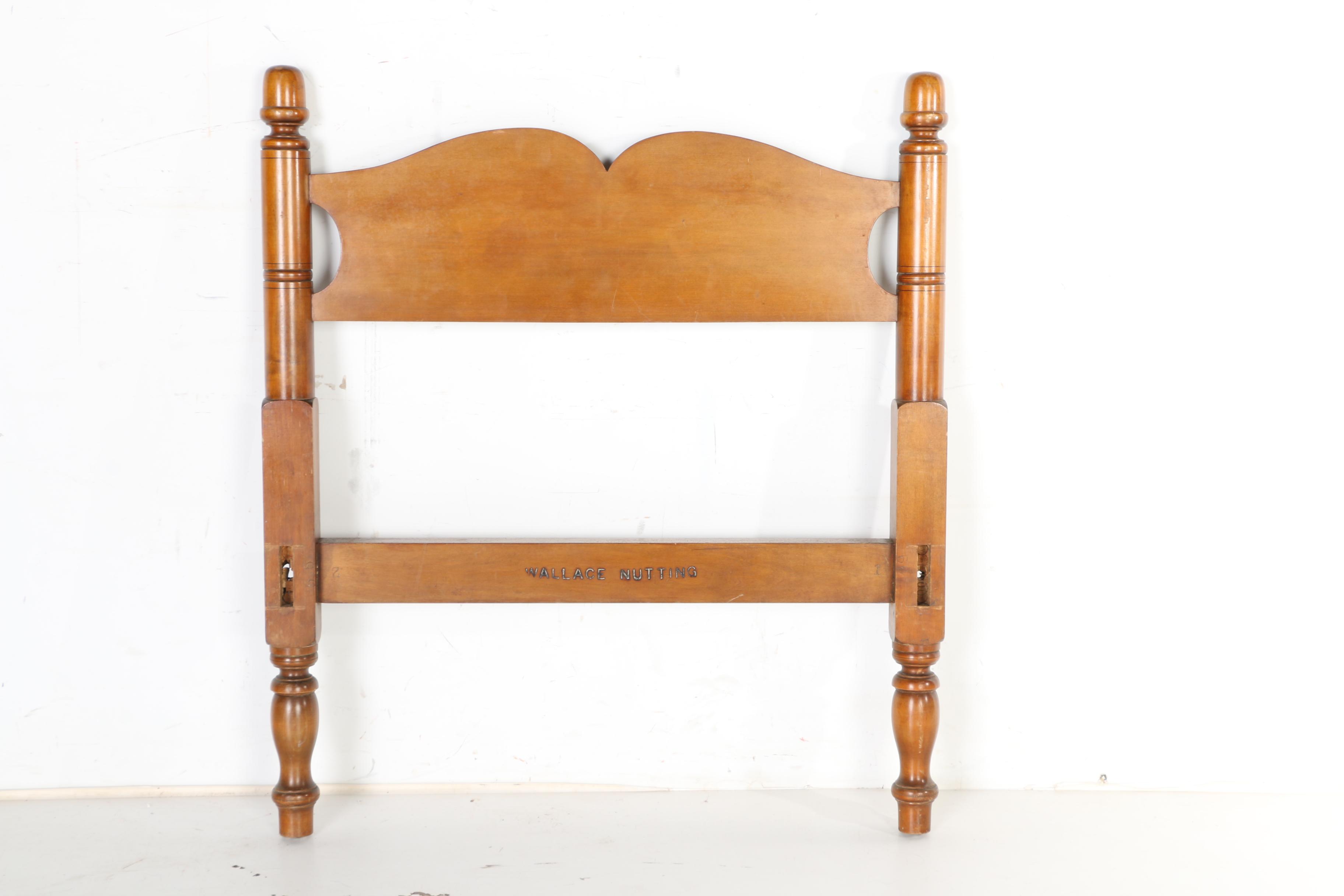 Vintage Maple Twin Size Bed Frame by Wallace Nutting EBTH