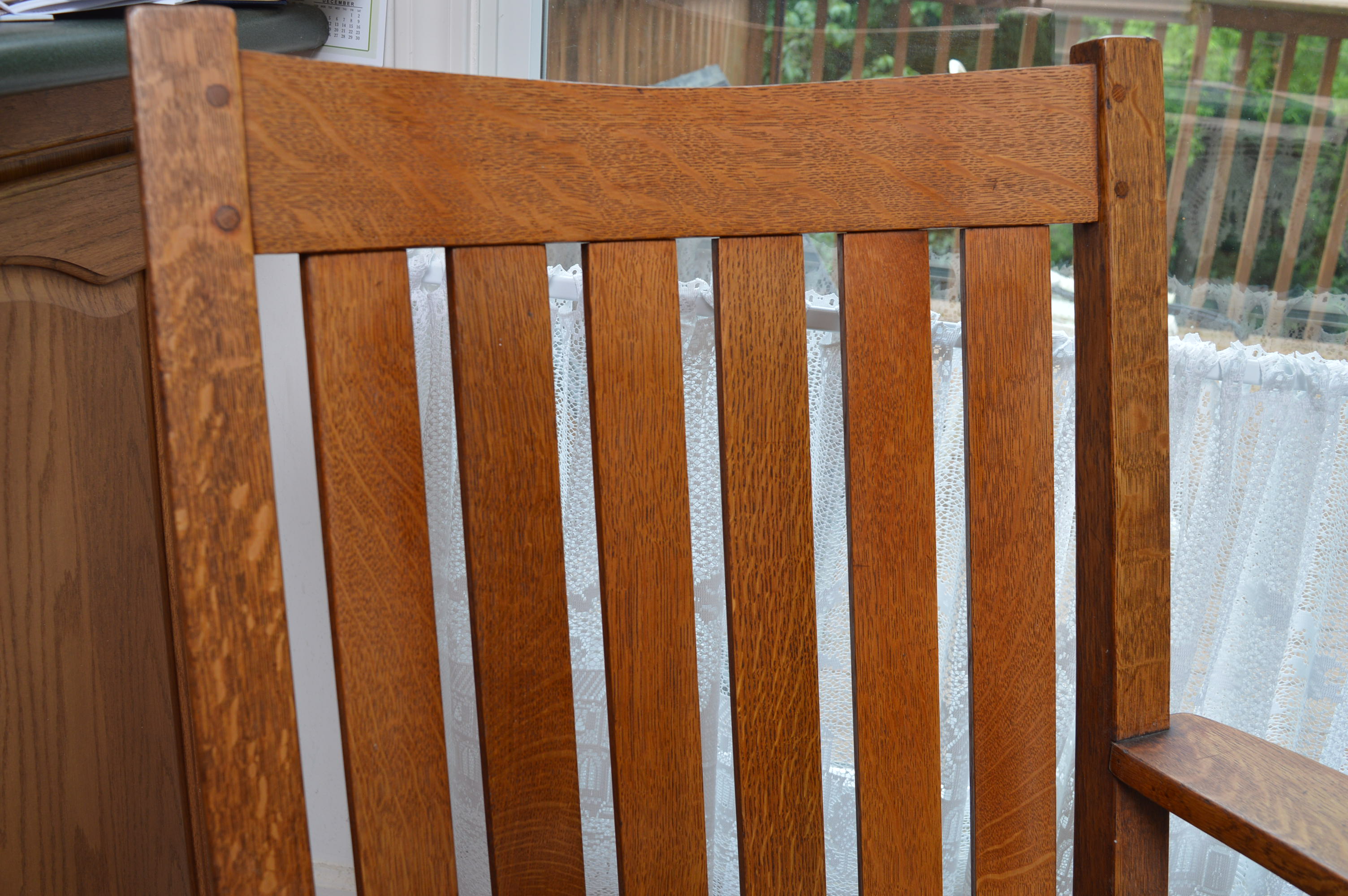 Antique L. & J. G. Stickley Mission Style Oak Rocking Chair EBTH