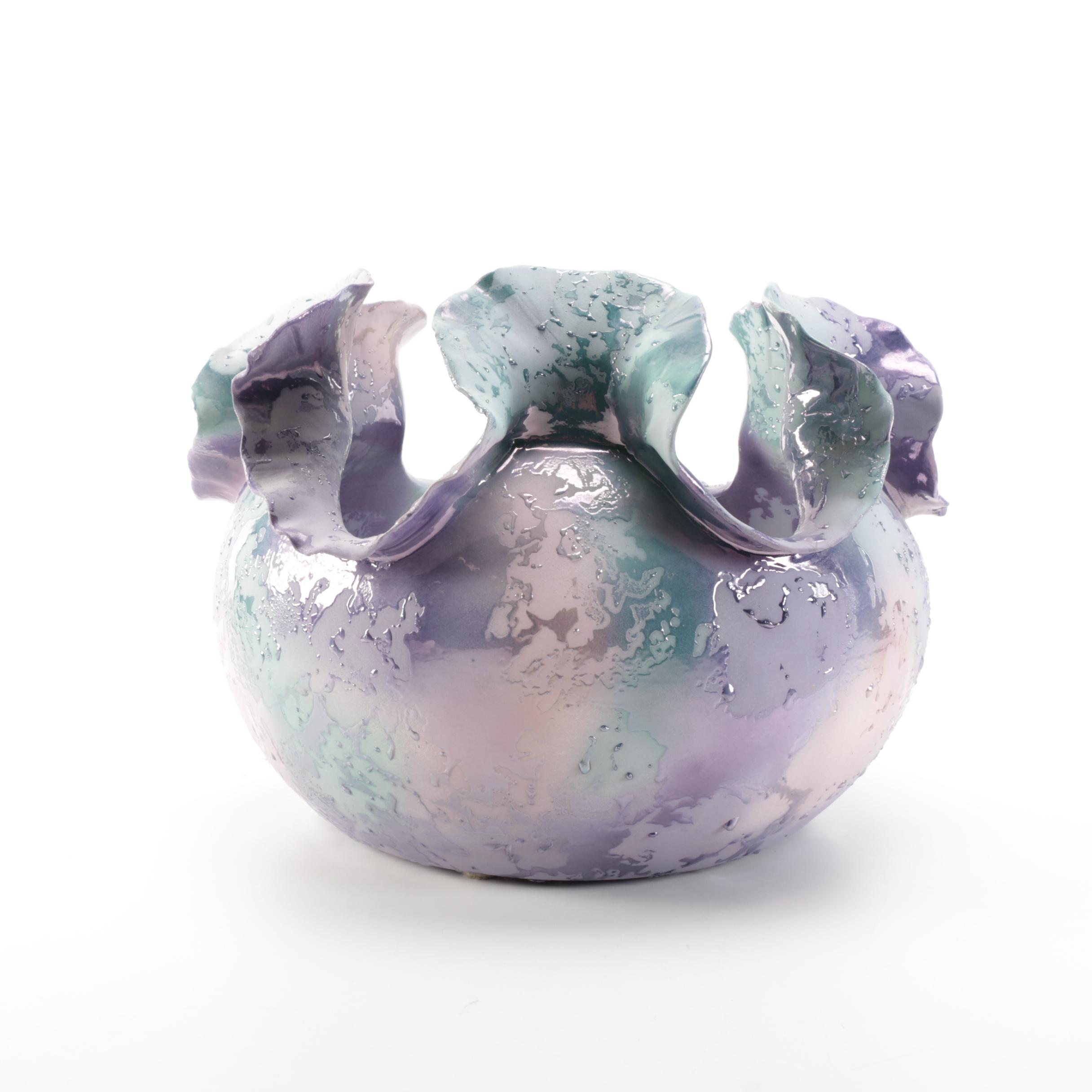 Hand Thrown Porcelain Art Pottery Vase | EBTH