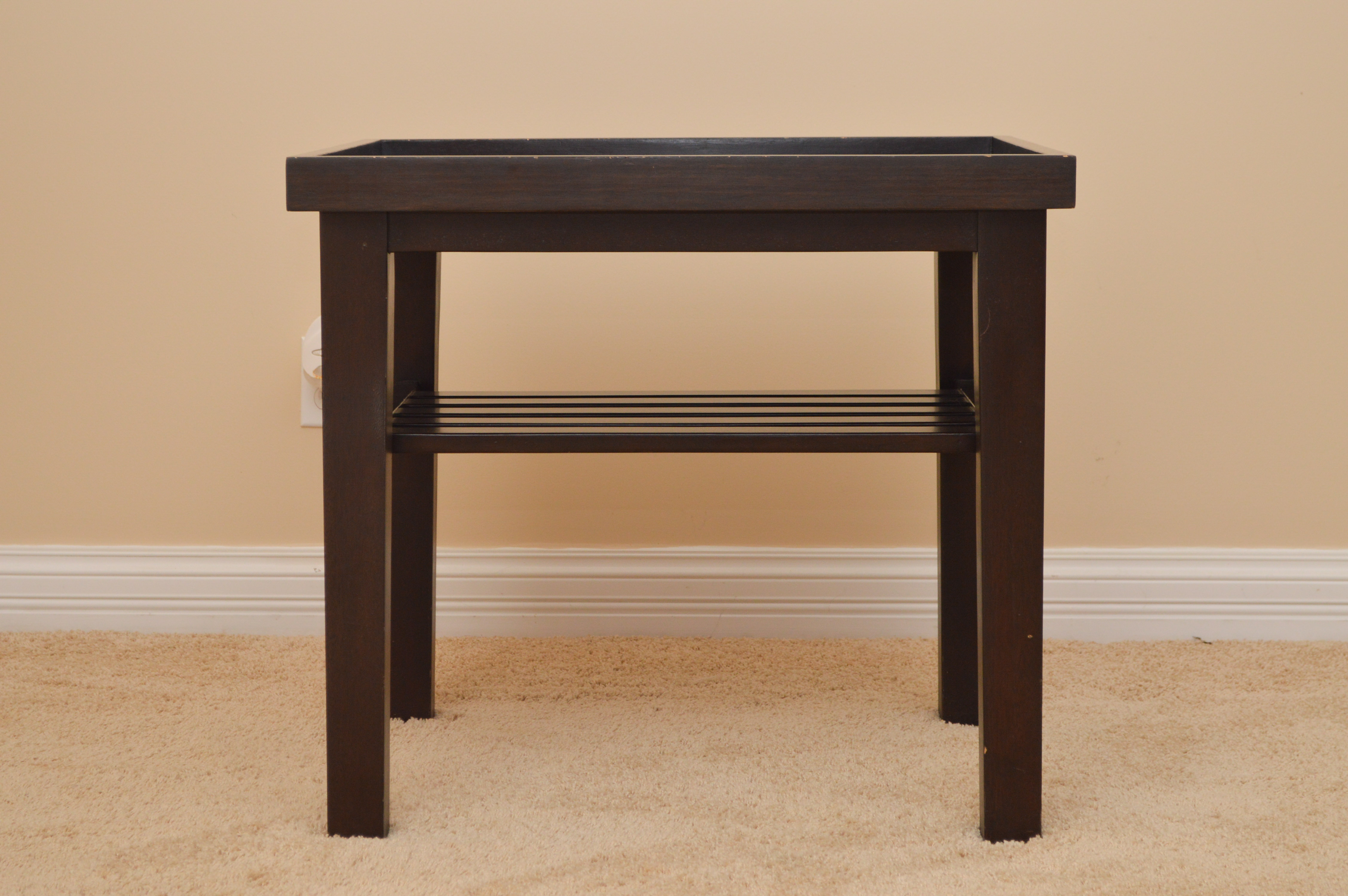 Black Mission Style End Tables EBTH