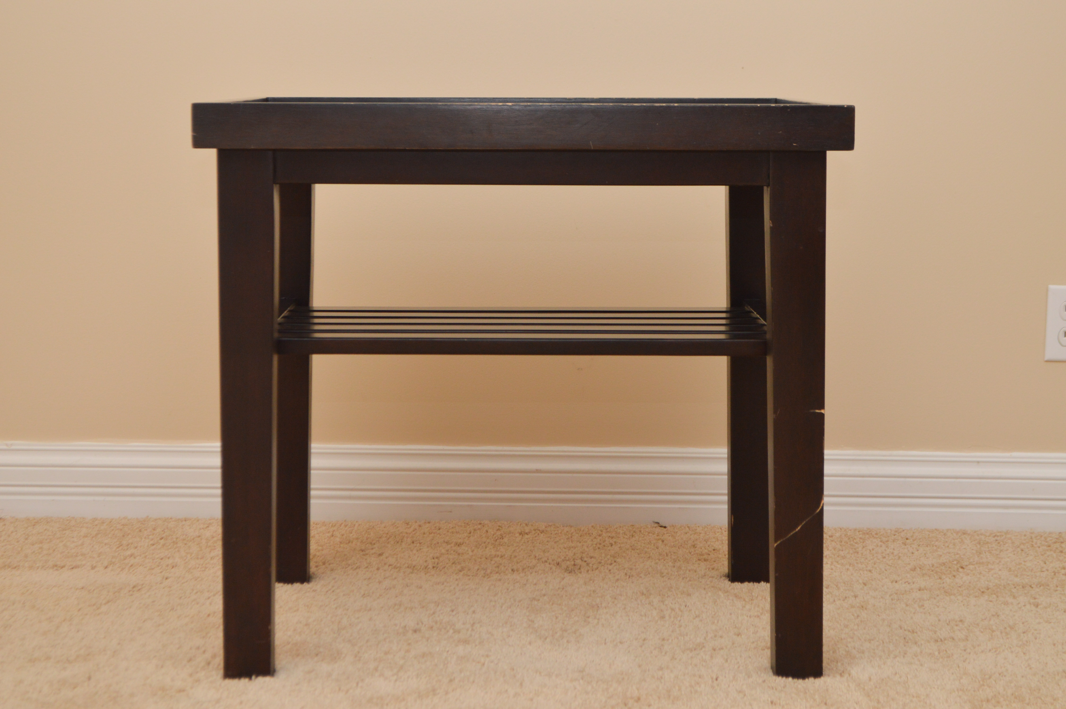 Black Mission Style End Tables EBTH