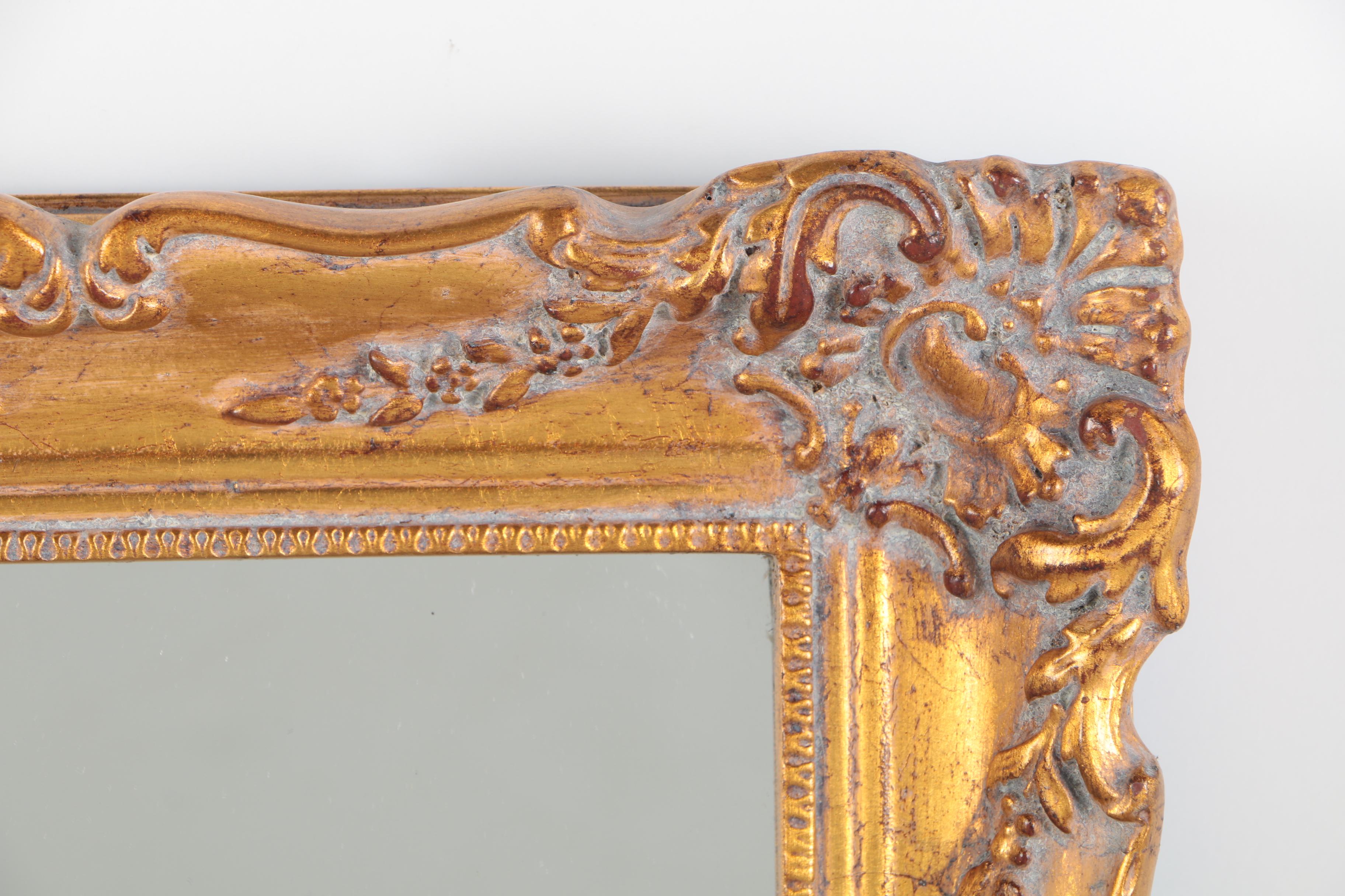 Gold Toned Gilt Framed Table Mirror EBTH