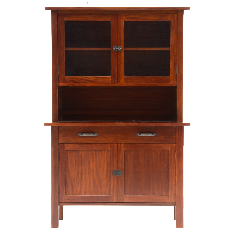 Crate & Barrel "Havana" Buffet and Hutch EBTH