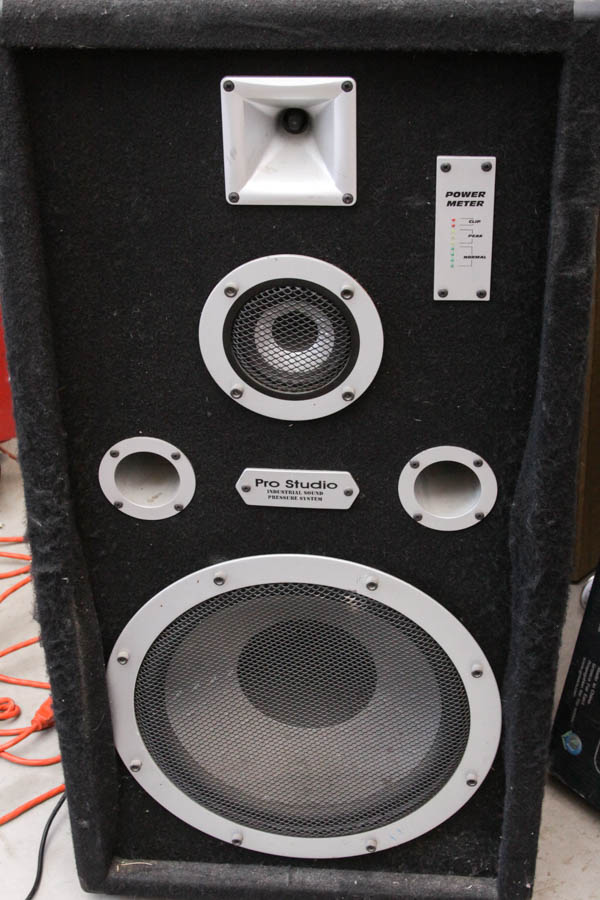 Welton Pro Studio Industrial Sound Pressure System Speakers EBTH