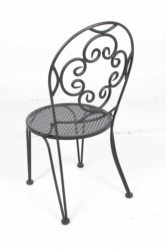 Ornate Wrought Iron Chair Collection EBTH