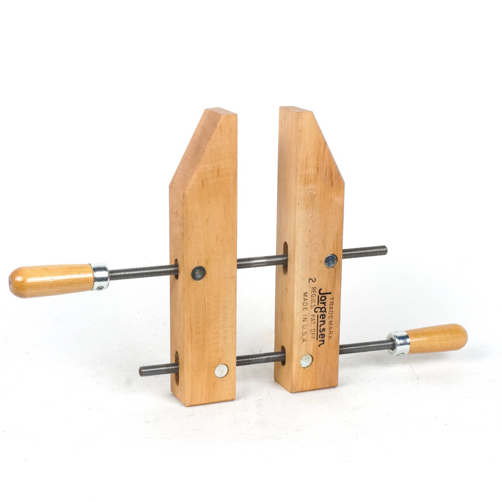 Collection of Large Wooden Clamps EBTH