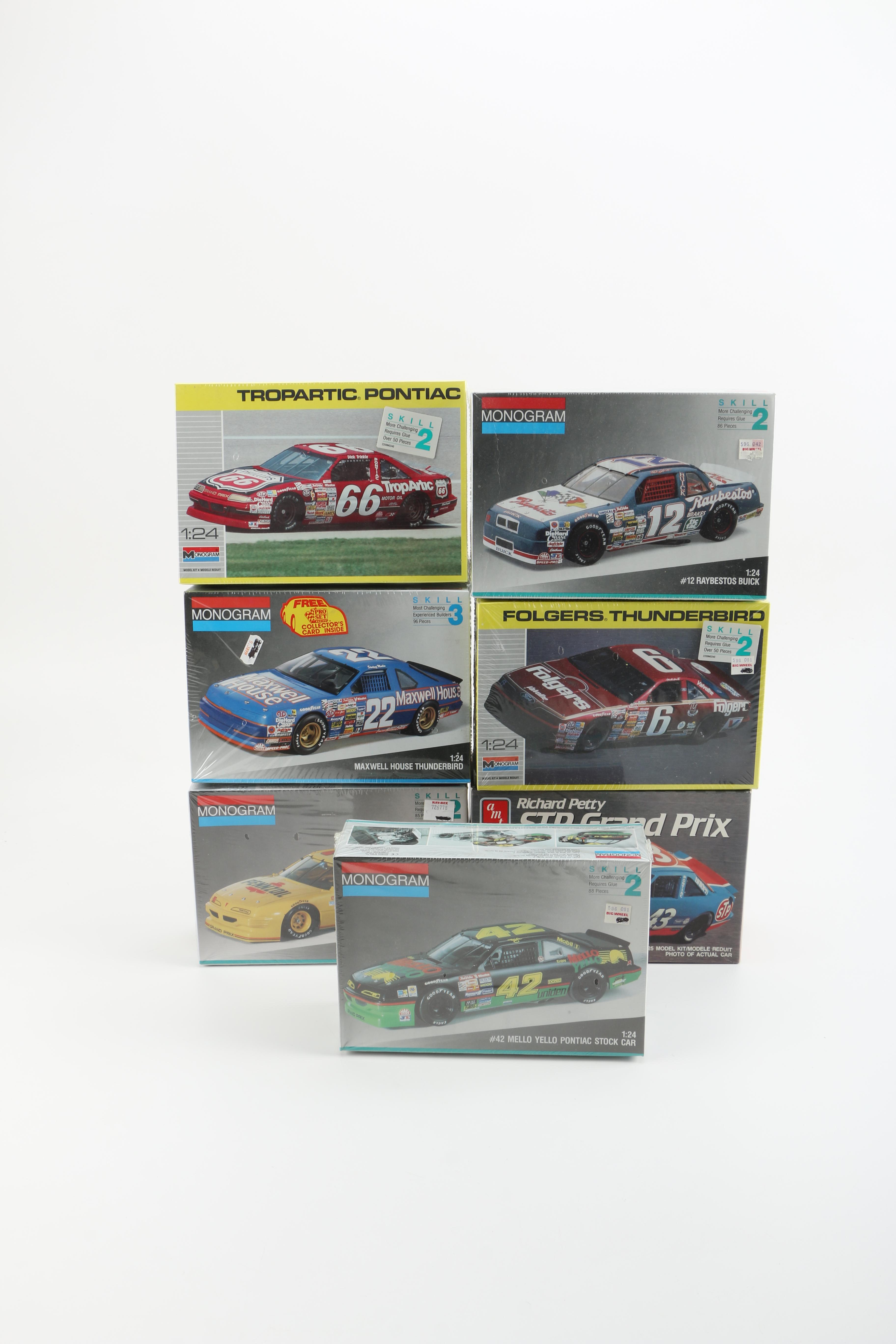 Collection of NASCAR 124 Scale Model Stock Car Kits EBTH