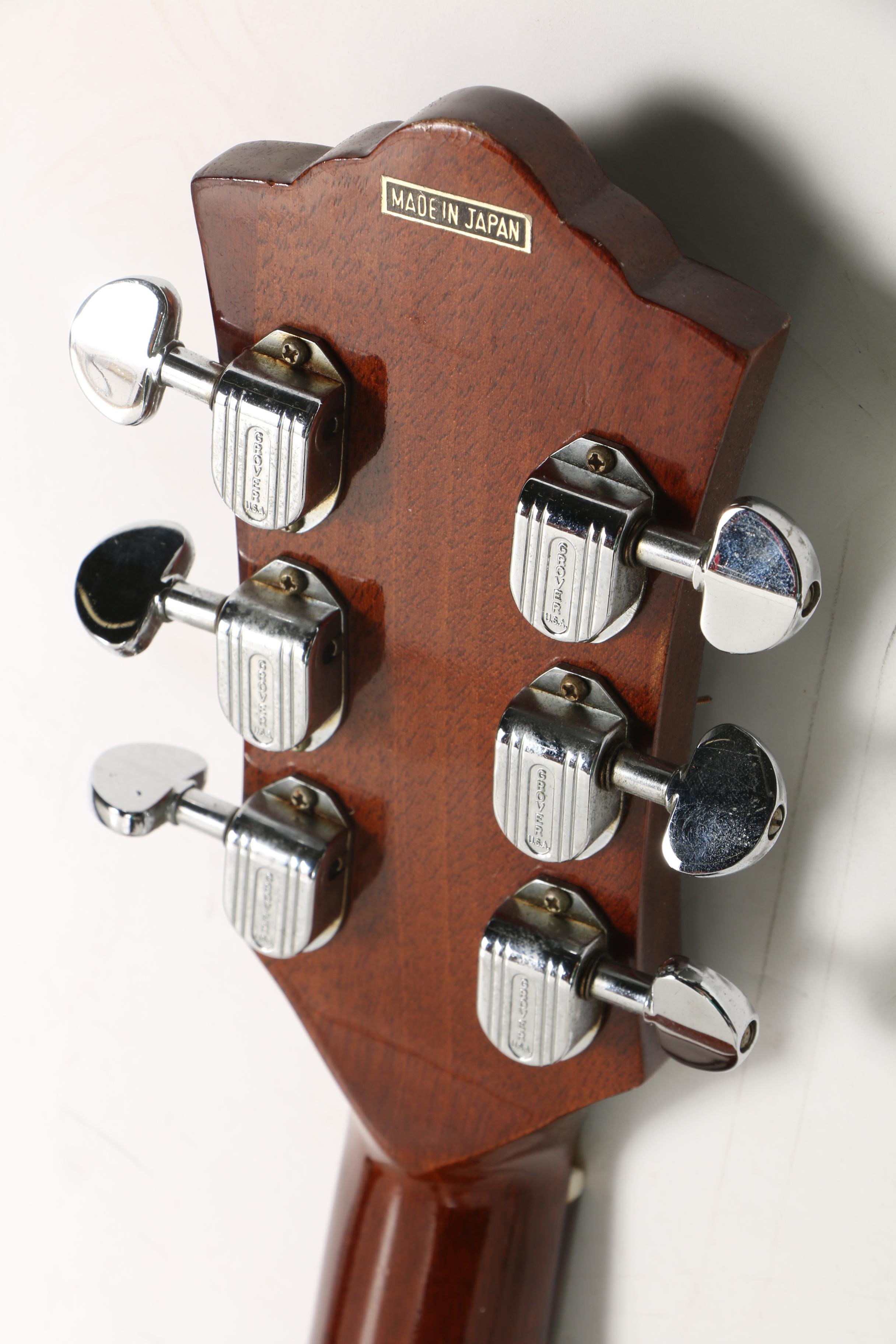 Crestline Jumbo Style Acoustic Guitar and Case EBTH