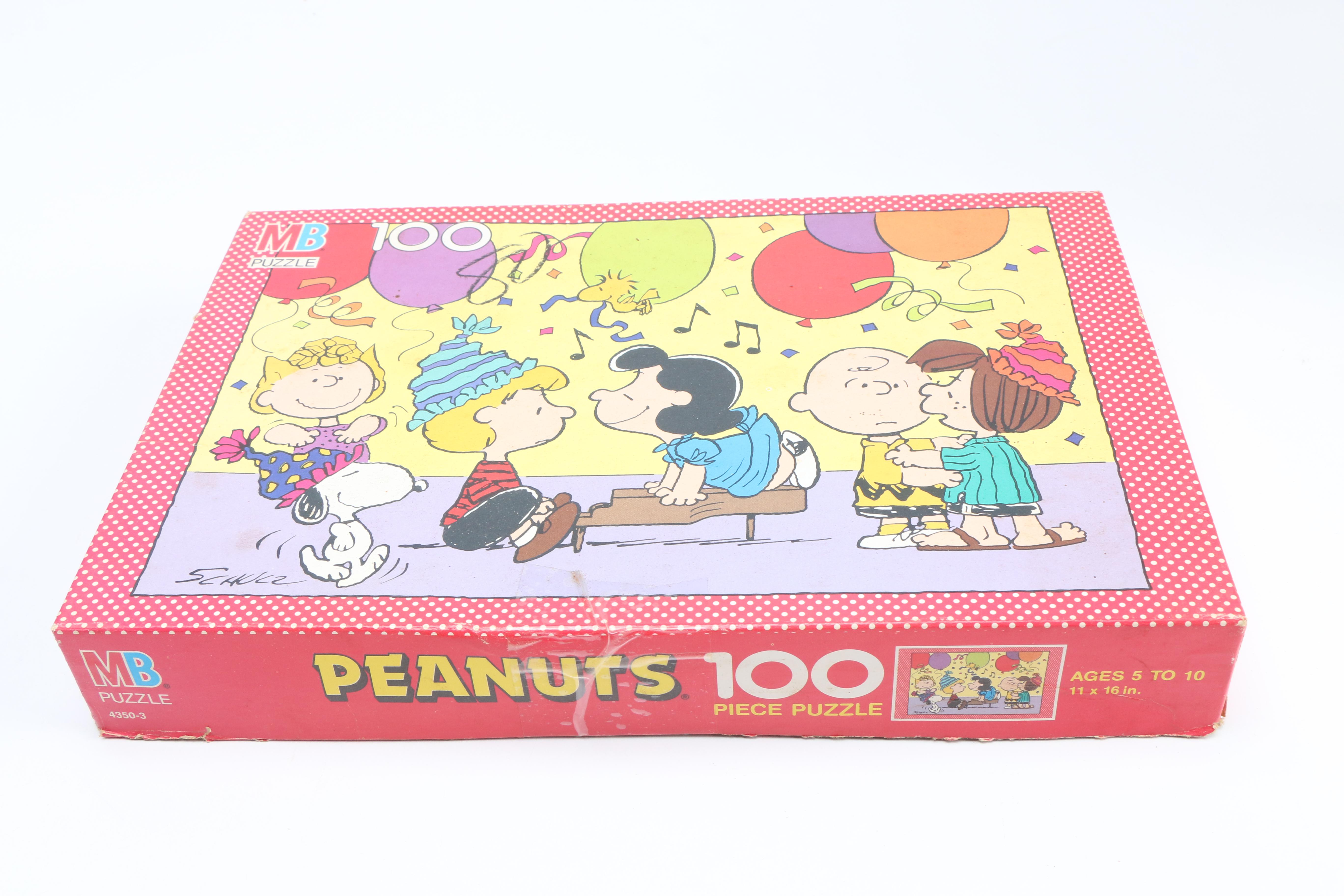 "Peanuts" Card Game and Jigsaw Puzzles EBTH