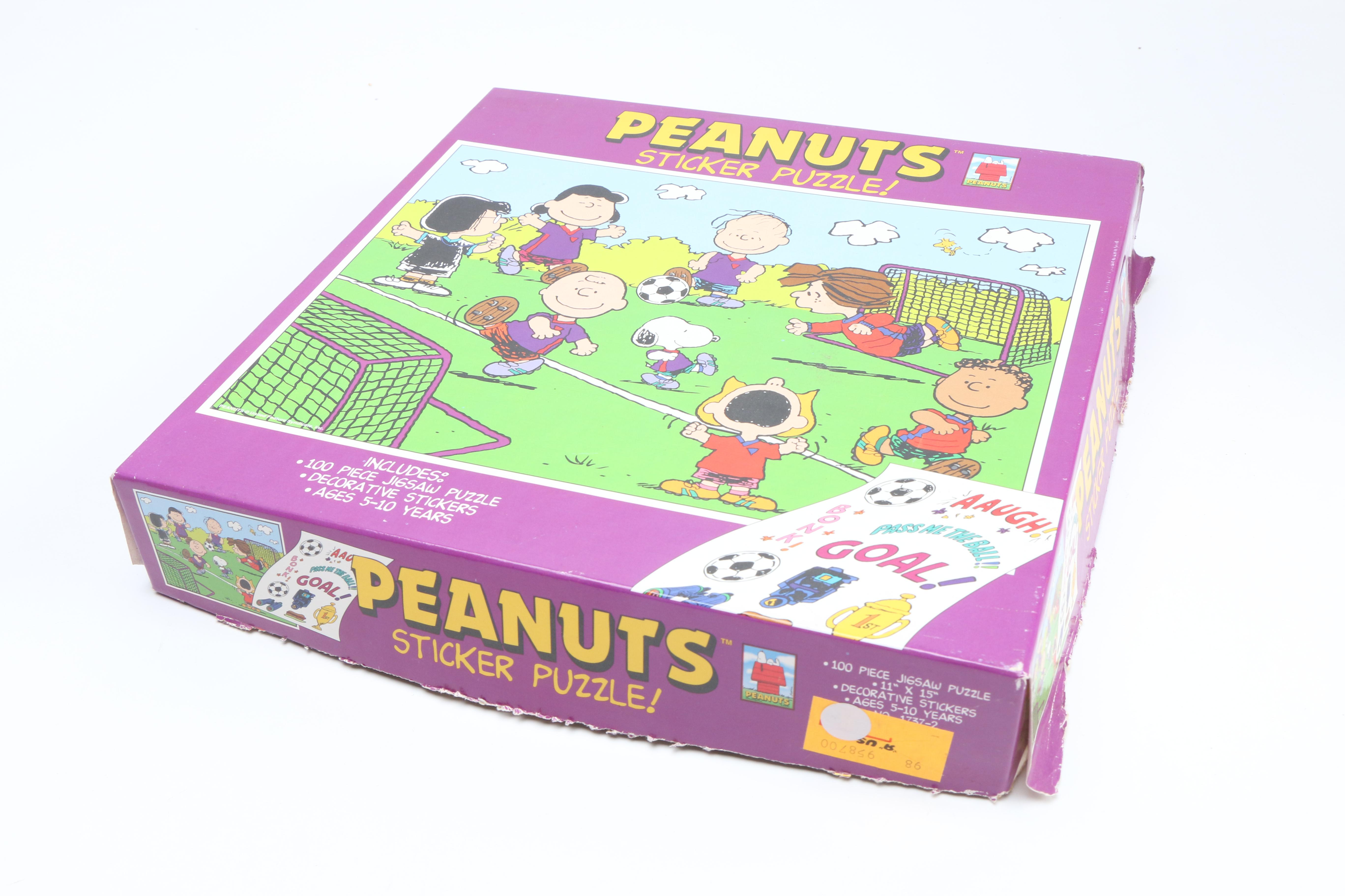 "Peanuts" Card Game and Jigsaw Puzzles EBTH