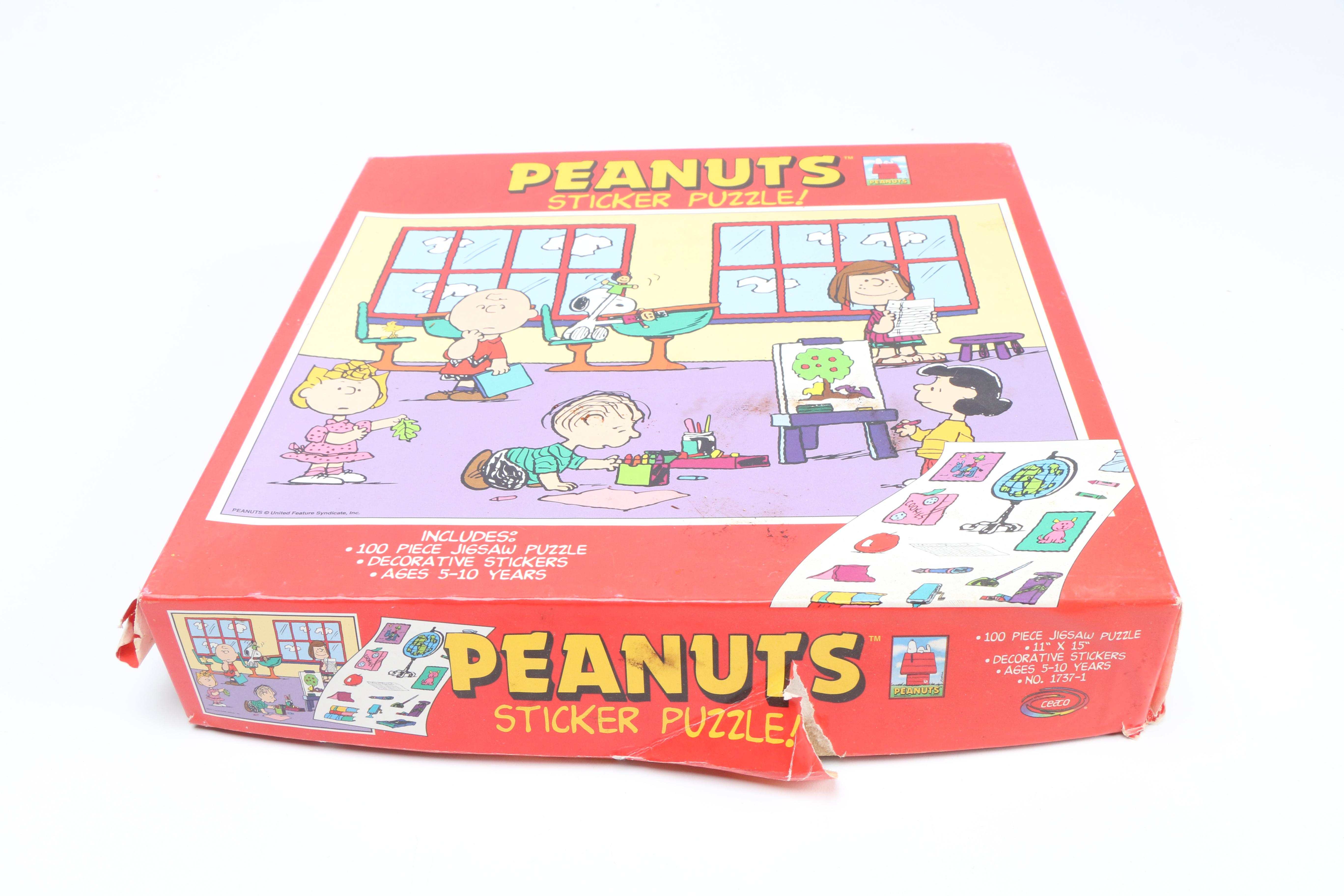 "Peanuts" Card Game and Jigsaw Puzzles EBTH