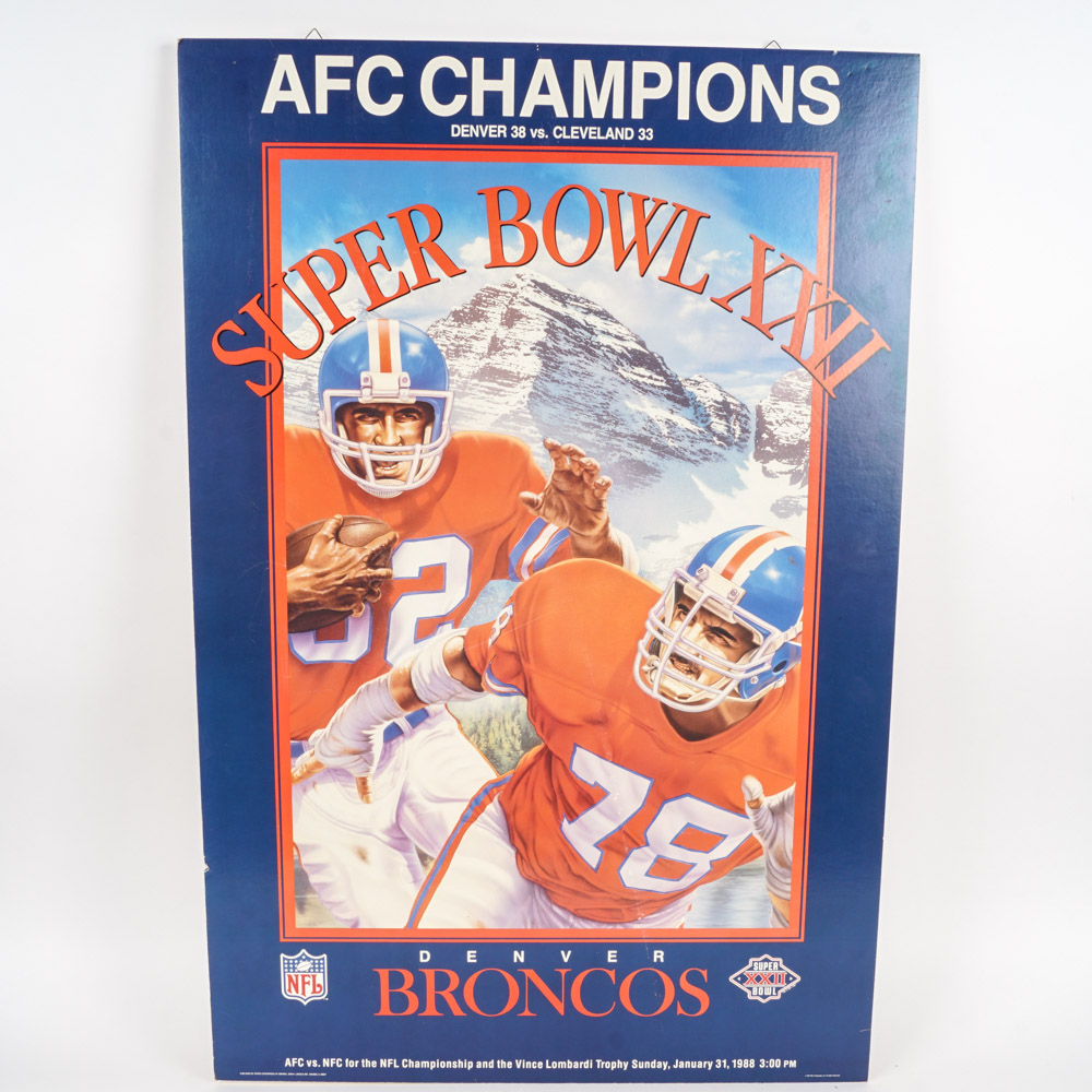 Variety of Denver Broncos Memorabilia EBTH