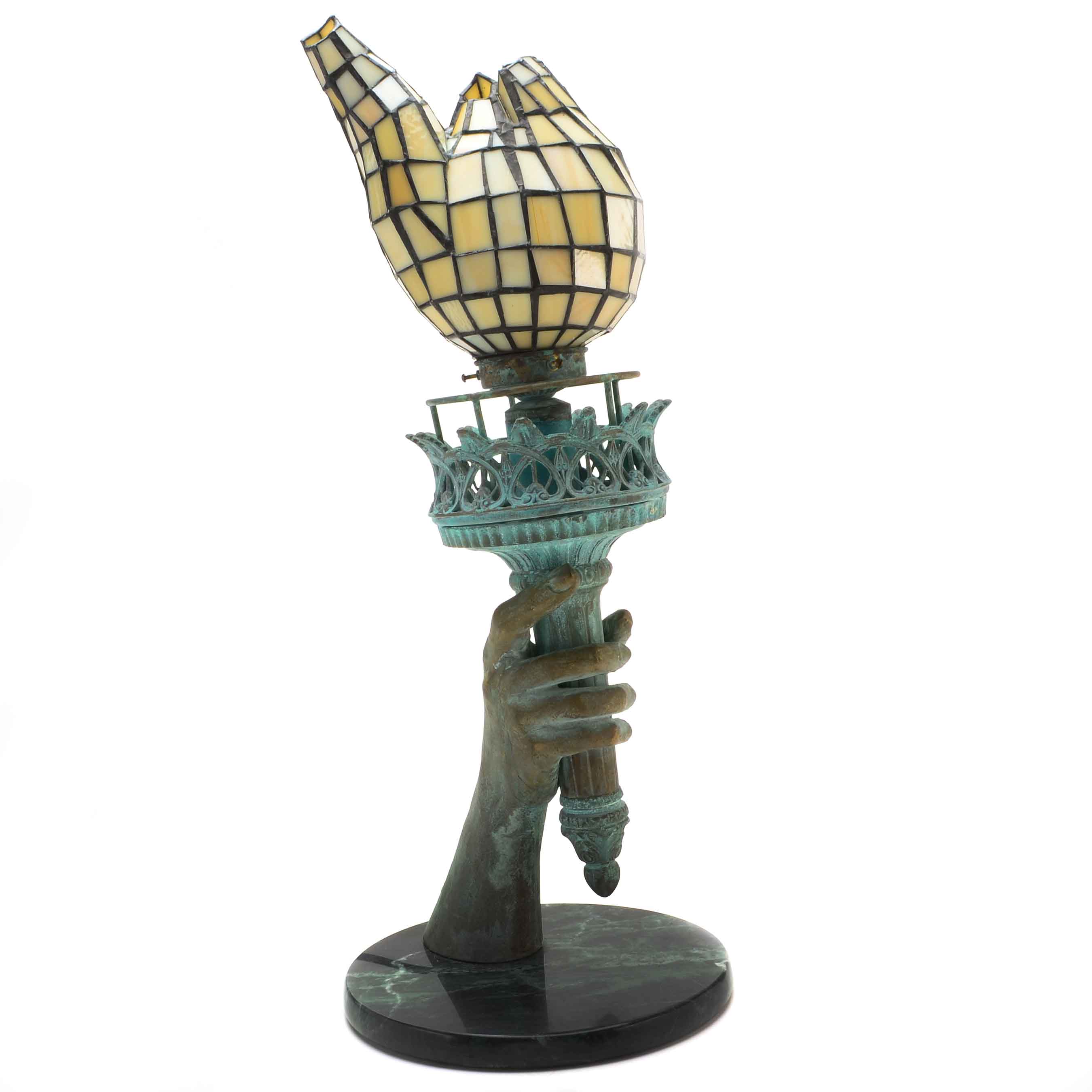 Lady Liberty Torch Lamp Reproduction Ghostbuster's II EBTH