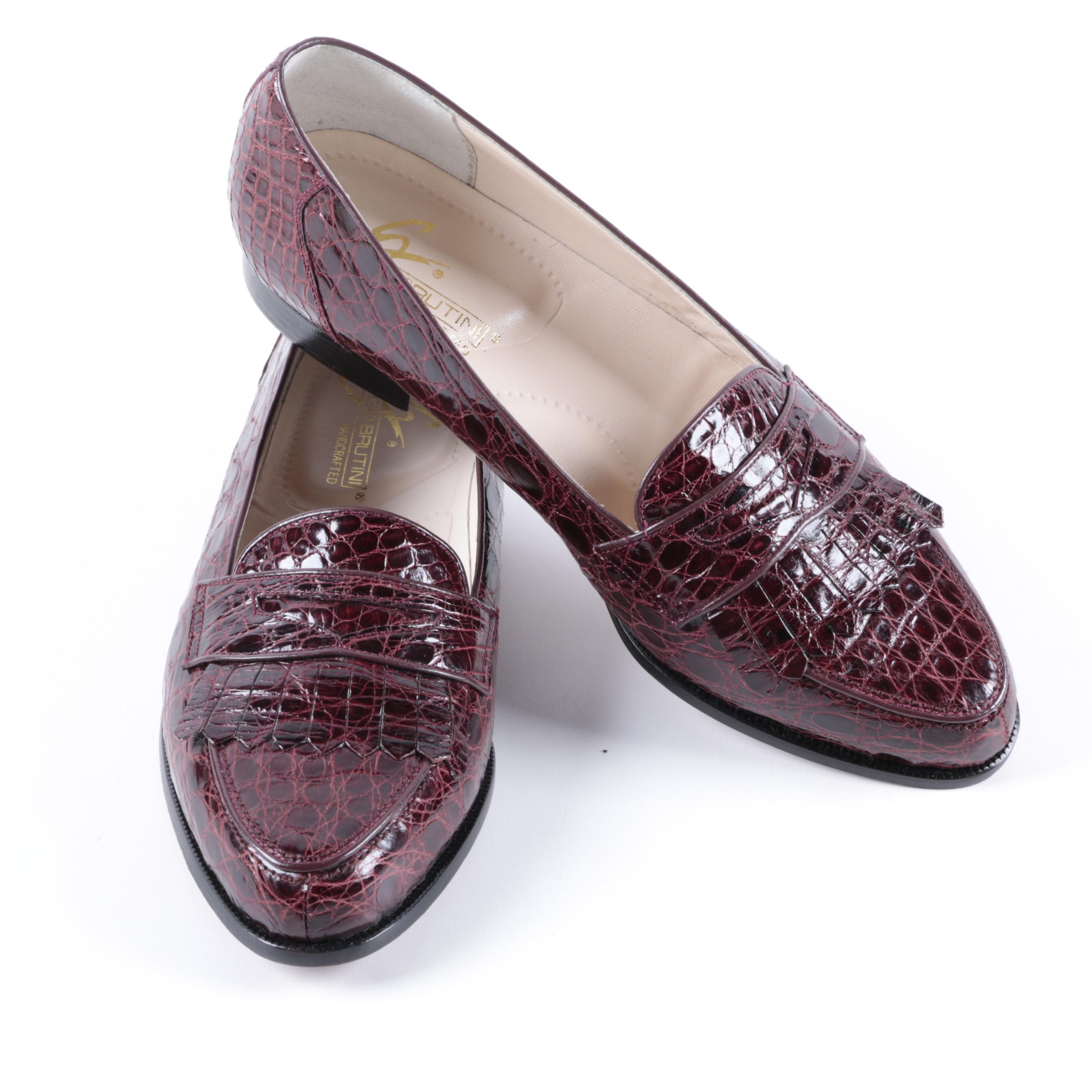 giorgio brutini crocodile shoes