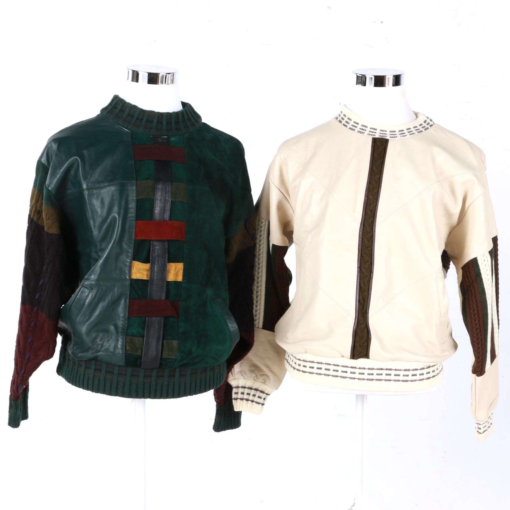 saxony leather sweaters