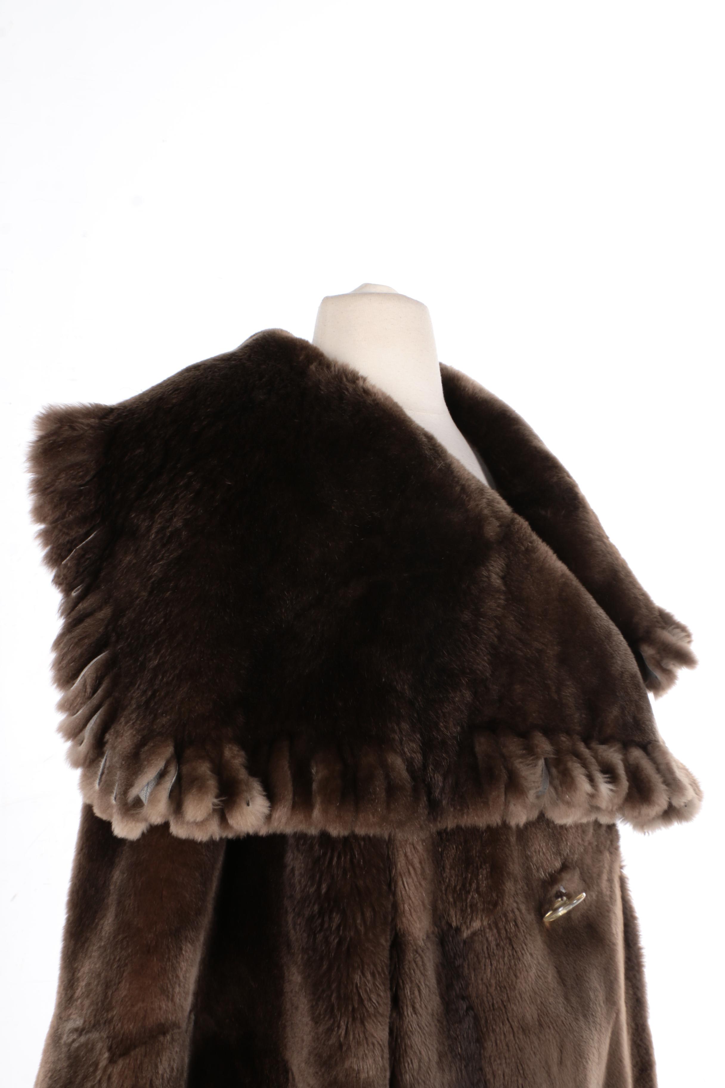 Reversible Sheared Beaver Coat EBTH