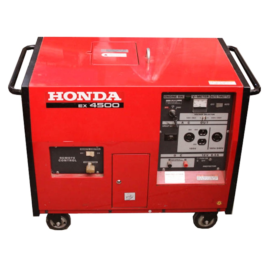 Beregning Teoretisk midler Honda EX4500 Portable Generator | EBTH