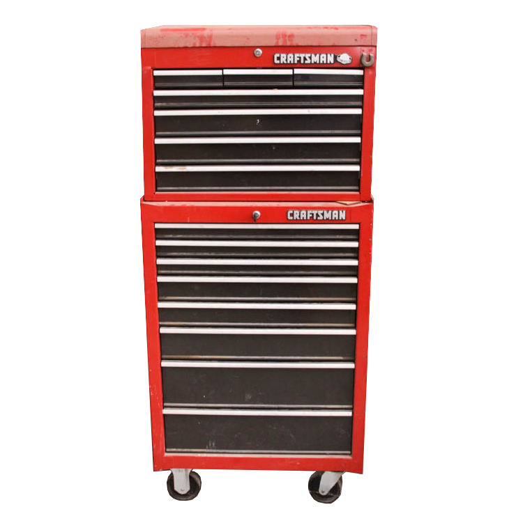 Craftsman 15 Drawer Tool Box With Tools Ebth