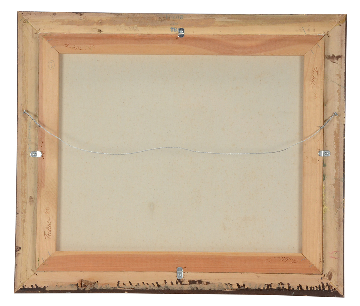 Jean Daumier Original Oil on Canvas EBTH