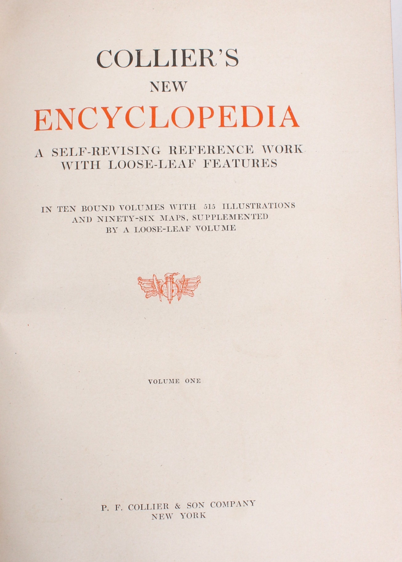 1921 Collier's Encyclopedia Set EBTH