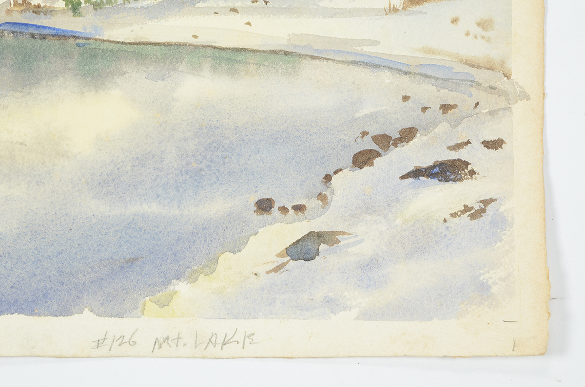 Pair of Dorothea Dana Unframed Watercolor Paintings EBTH