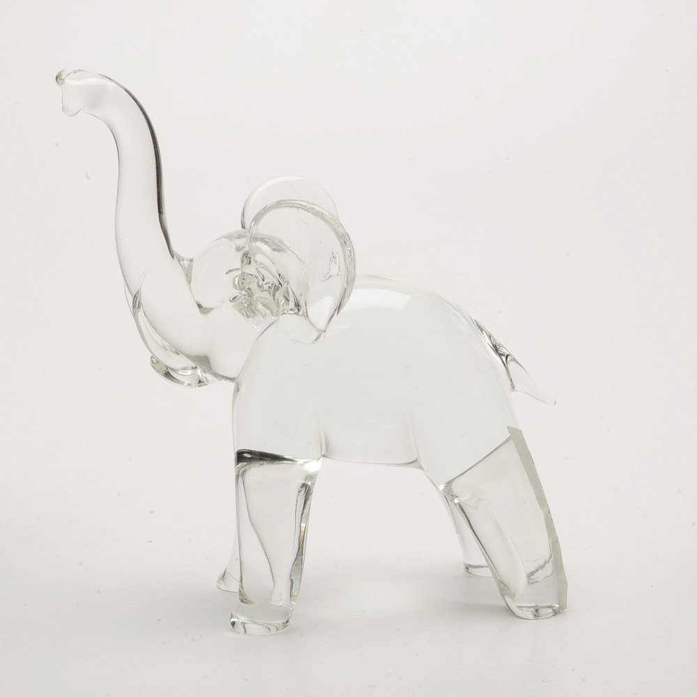 Group of Crystal Elephant Figurines EBTH