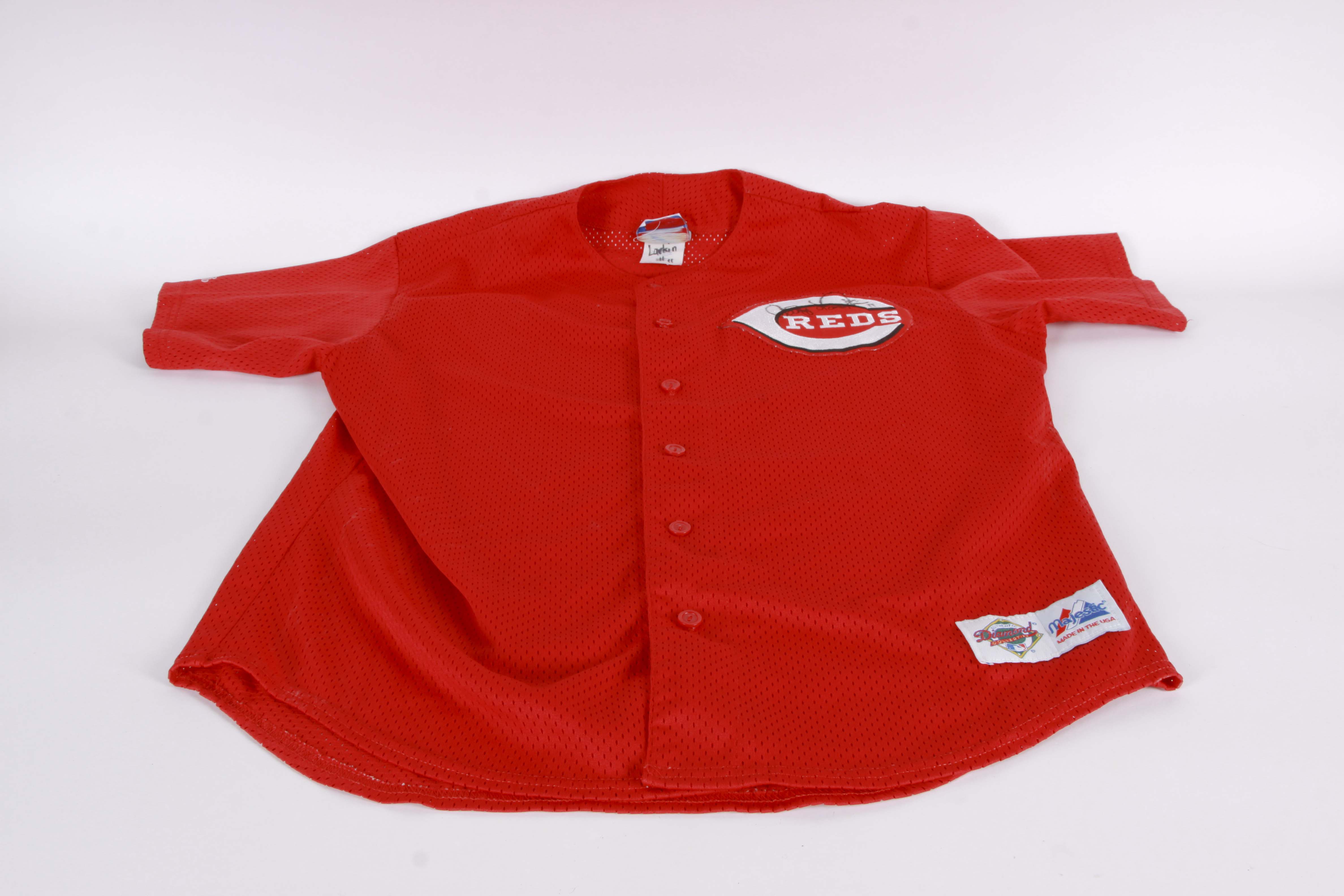 cincinnati reds button up shirt