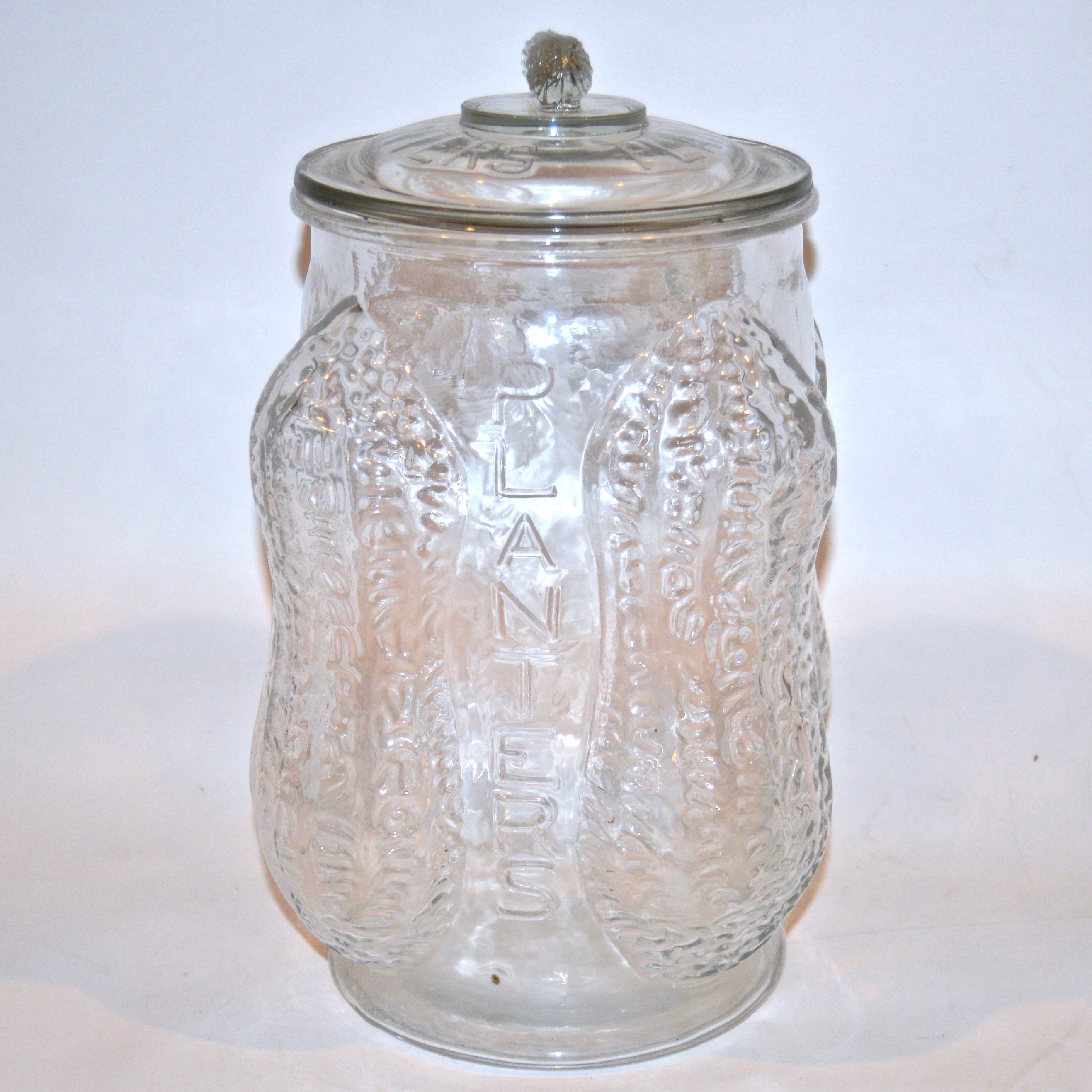 Vintage Planters Peanuts Glass Jar EBTH